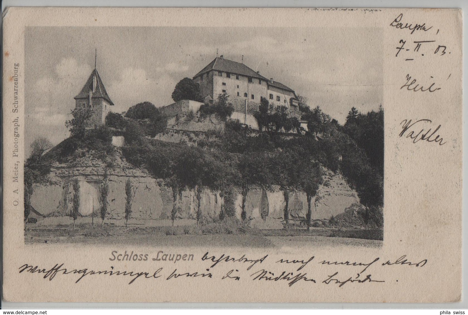 Schloss Laupen - Photo: O.A. Meier - Laupen