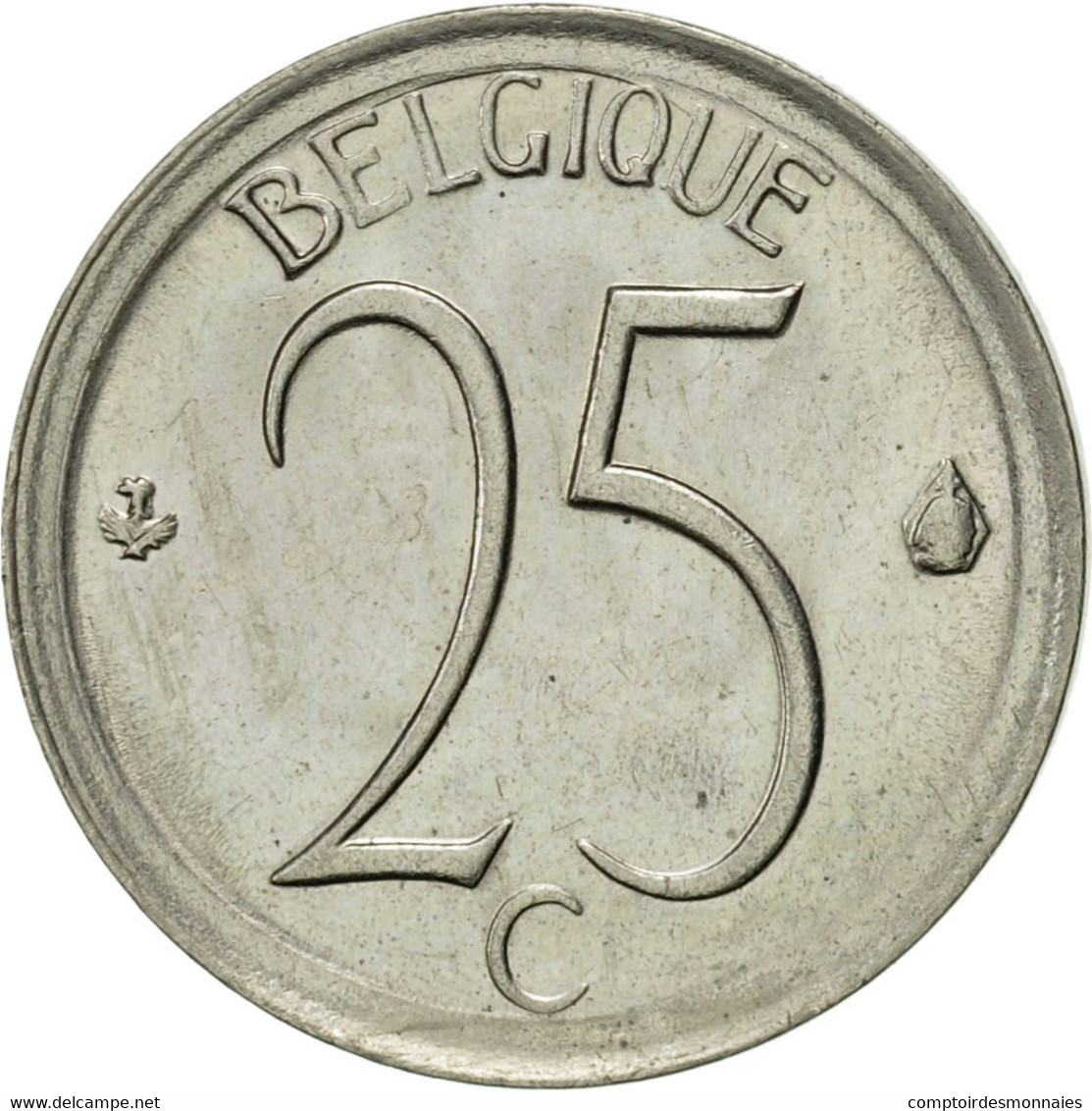 Monnaie, Belgique, 25 Centimes, 1967, Bruxelles, TTB+, Copper-nickel, KM:153.1 - 25 Centimes