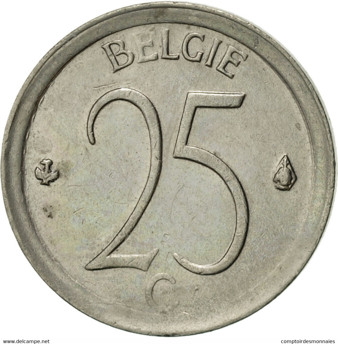 Monnaie, Belgique, 25 Centimes, 1973, Bruxelles, TTB+, Copper-nickel, KM:154.1 - 25 Centimes