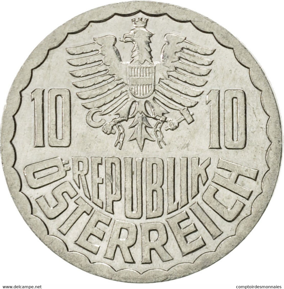 Monnaie, Autriche, 10 Groschen, 1995, Vienna, SUP, Aluminium, KM:2878 - Autriche
