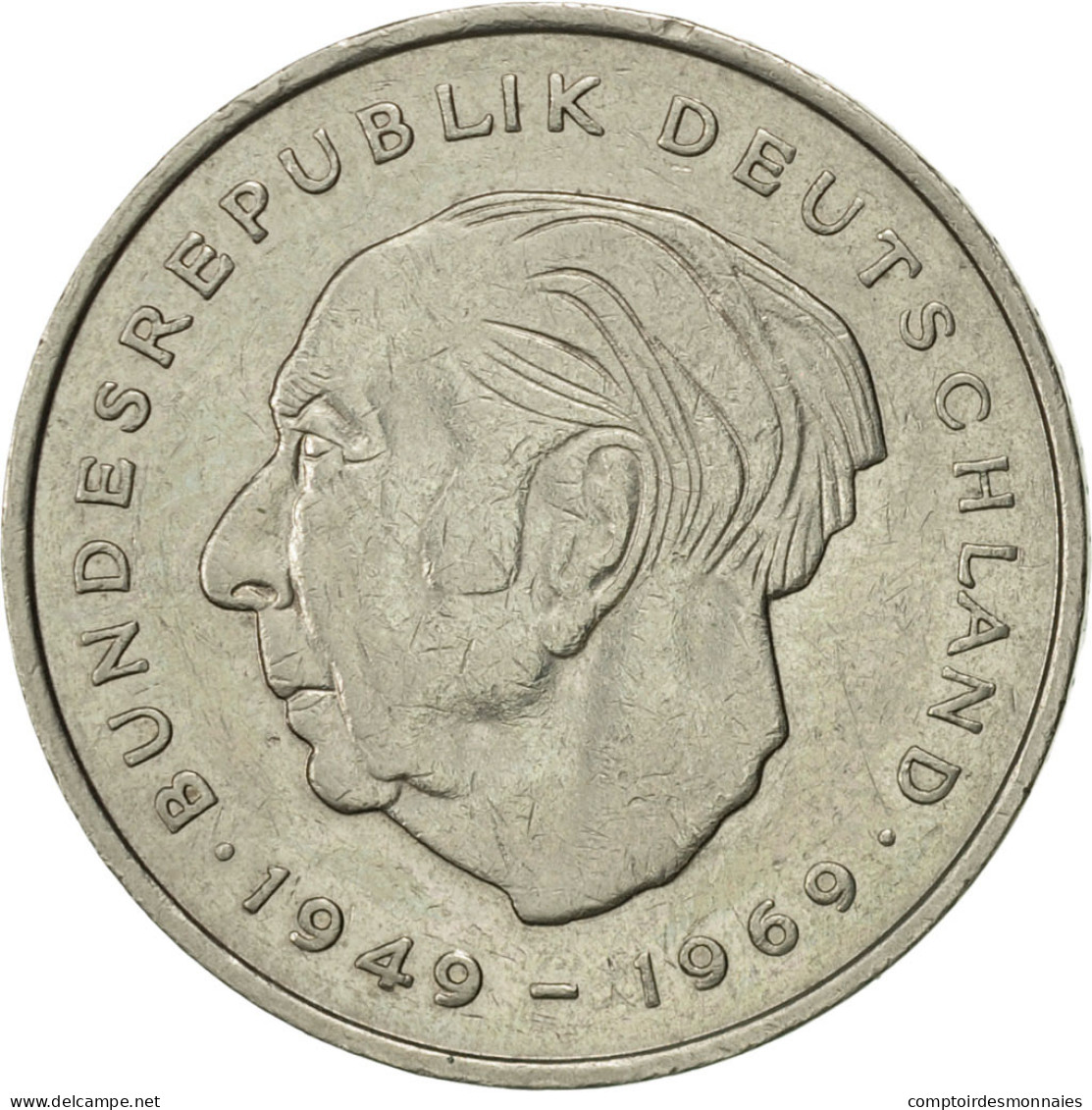 Monnaie, République Fédérale Allemande, 2 Mark, 1974, Hambourg, SUP - 2 Marcos