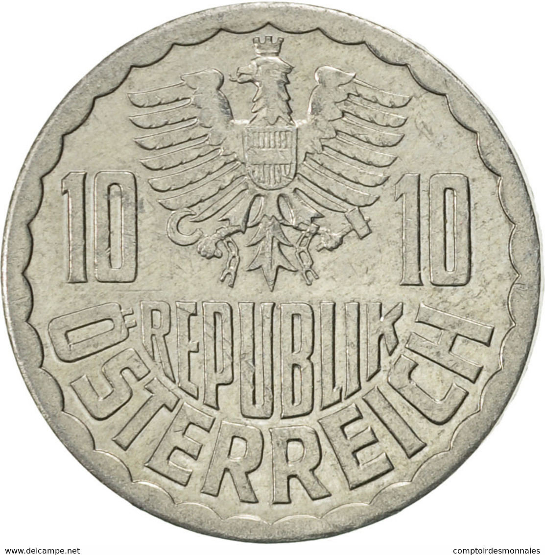 Monnaie, Autriche, 10 Groschen, 1991, Vienna, SUP, Aluminium, KM:2878 - Austria