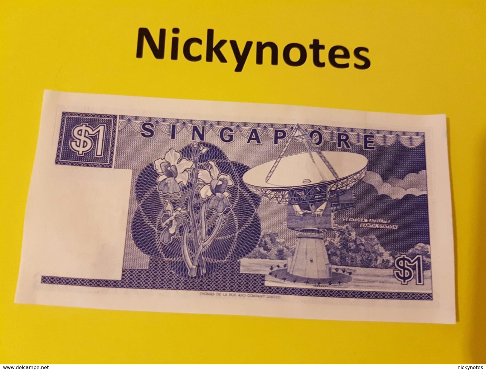 Singapore 1 $  1987  P. 18 Unc - Singapour