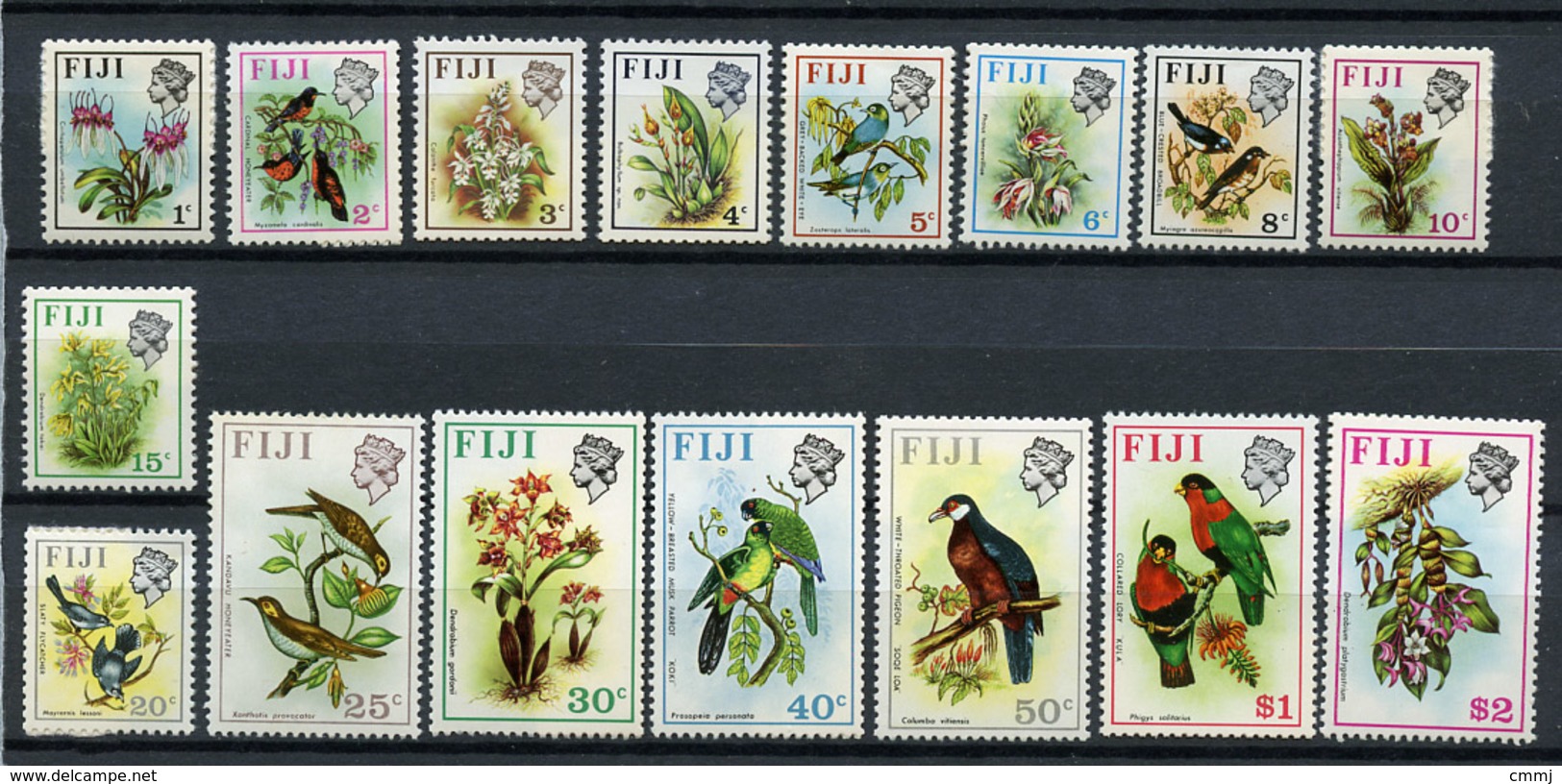 1971 - FIJI - Catg. Mi.  276/291 - NH - (R-SI.331.713 -  36) - Fiji (1970-...)