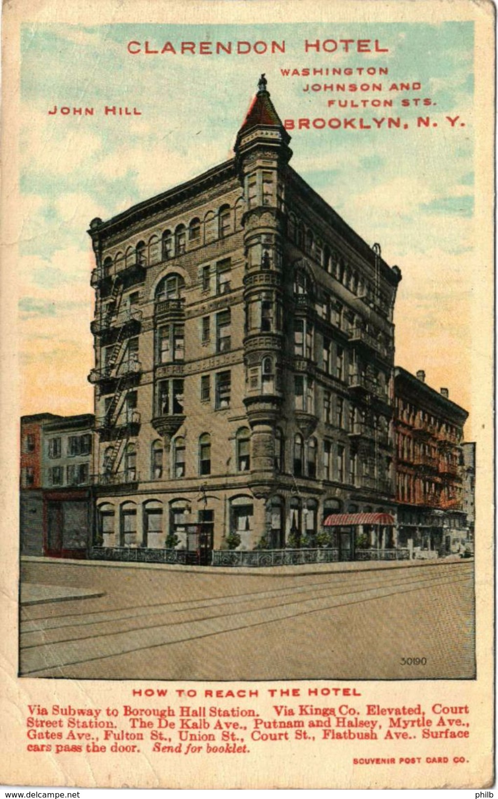 BROOKLYN - Clarendon Hotel - Brooklyn
