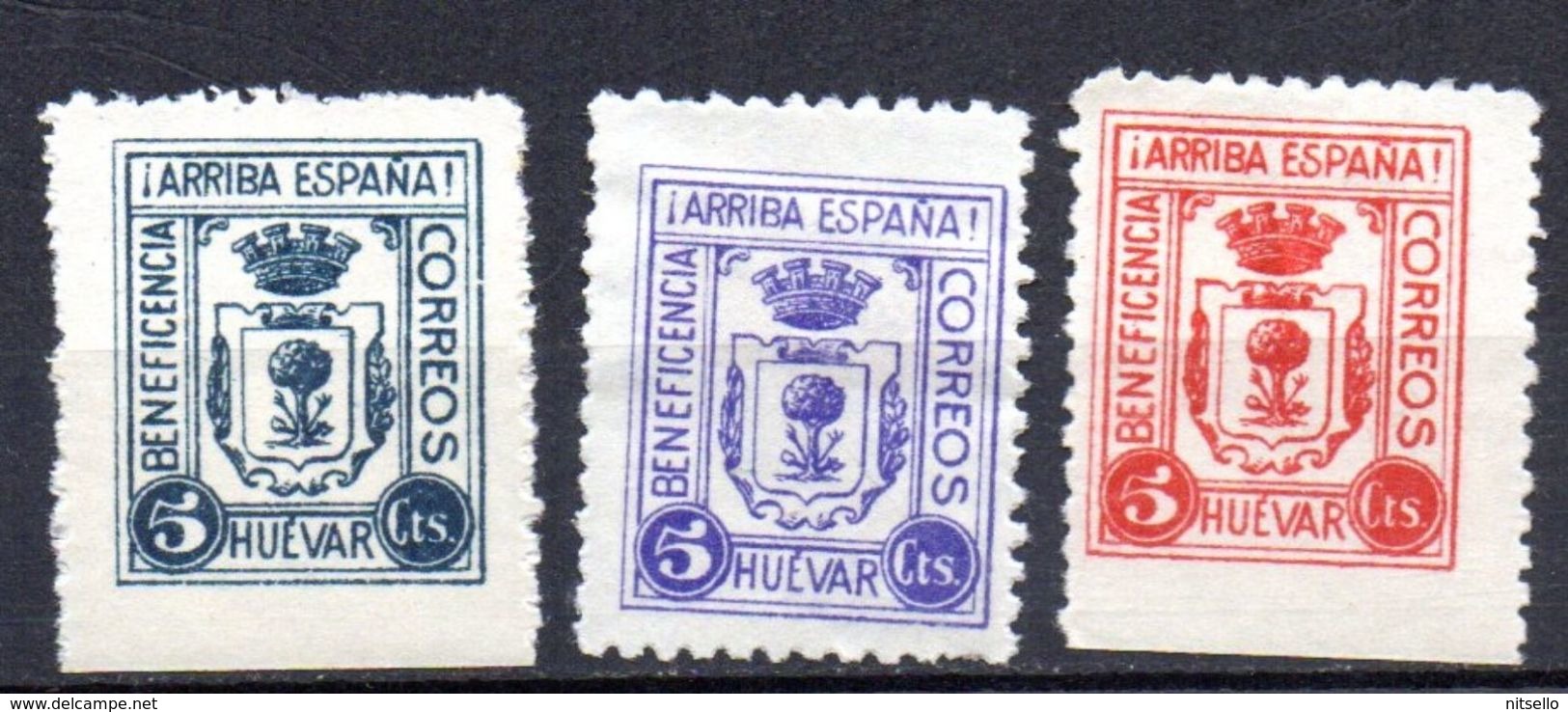 LOTE 2189  ///  (C065) ESPAÑA PATRIOTICOS    HUEVAR *MH          ¡¡¡¡¡¡ LIQUIDATION !!!!!!!! - Verschlussmarken Bürgerkrieg