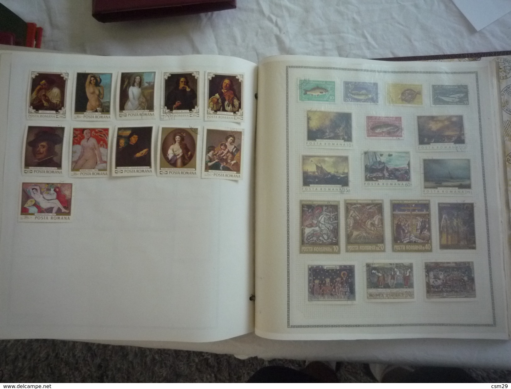 Dans un carton, Classeurs Timbres Monde, France, Colonies Françaises des milliers - Lettres - A voir - 99 scans
