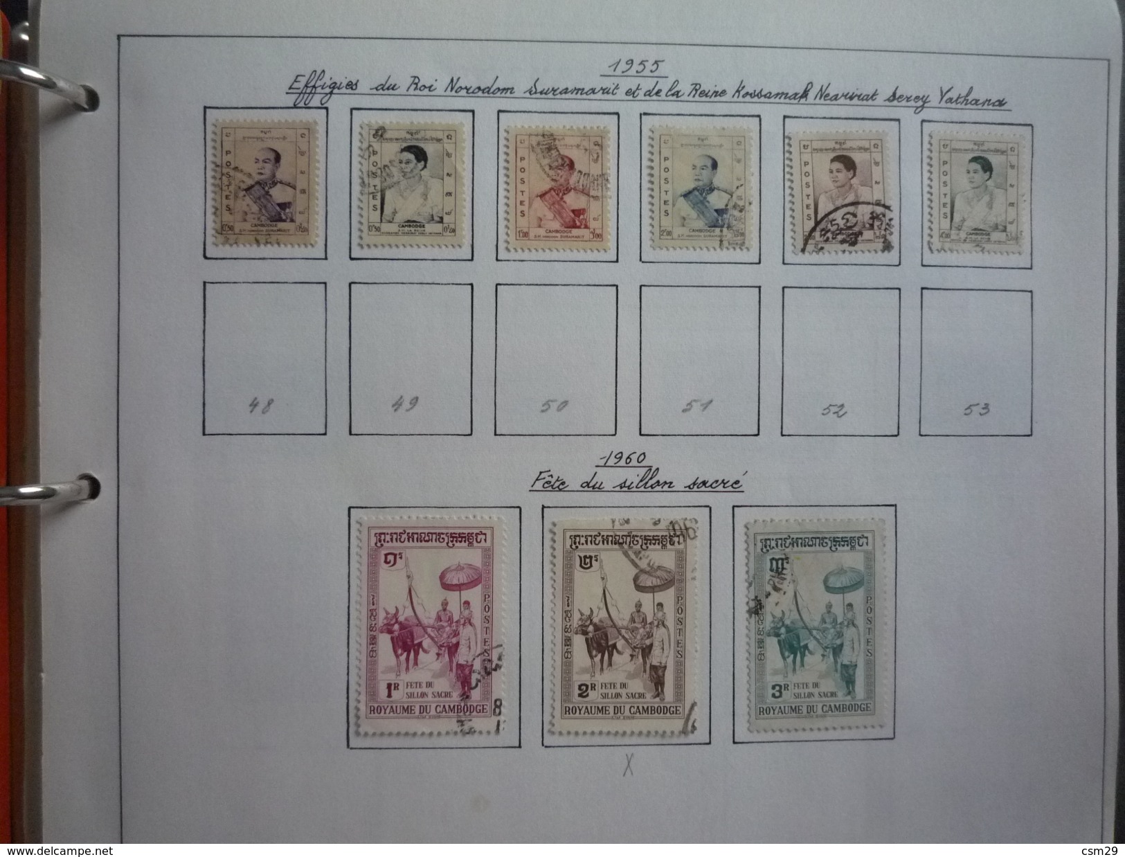 Dans un carton, Classeurs Timbres Monde, France, Colonies Françaises des milliers - Lettres - A voir - 99 scans