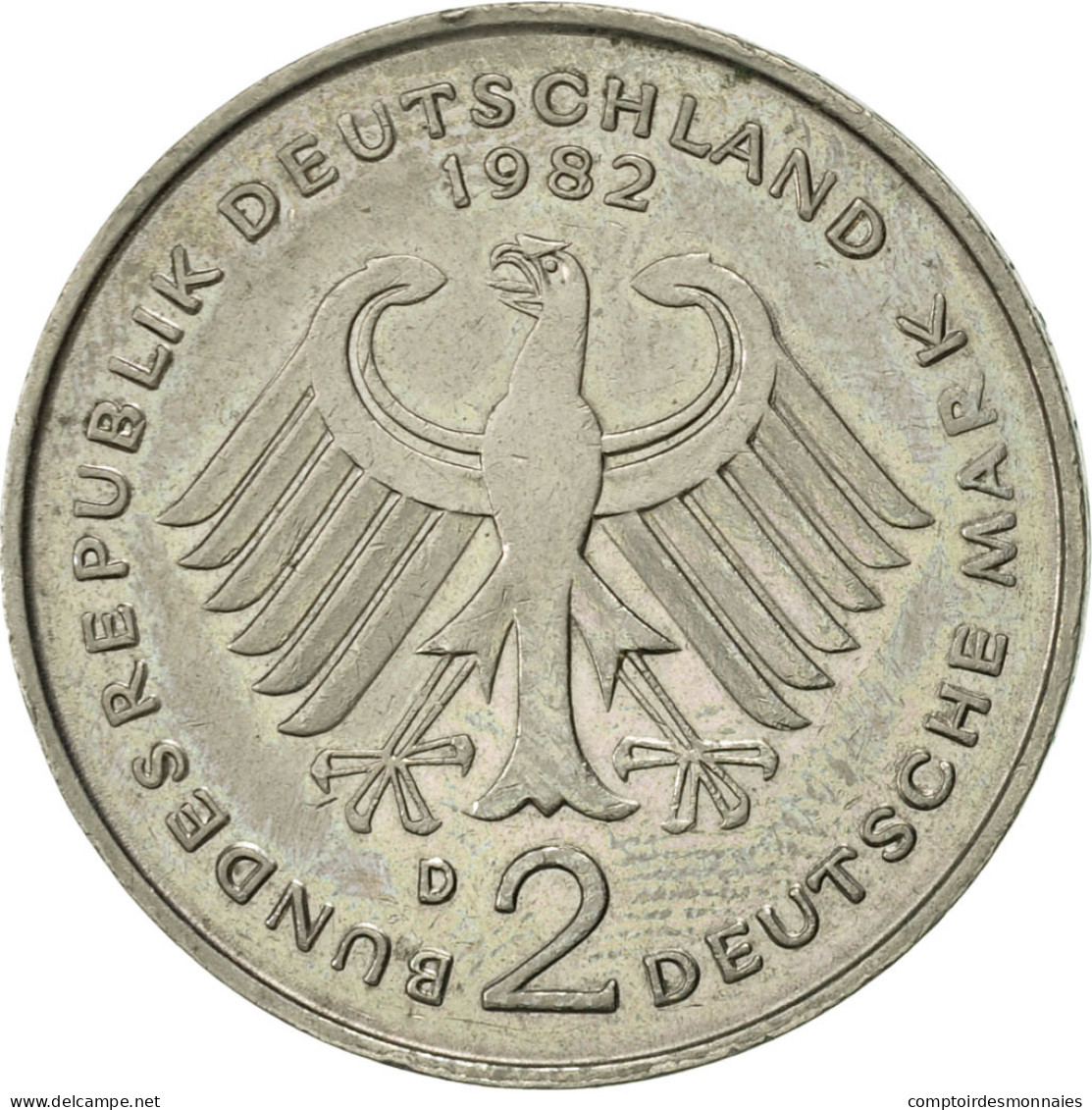 Monnaie, République Fédérale Allemande, 2 Mark, 1982, Munich, SUP - 2 Mark