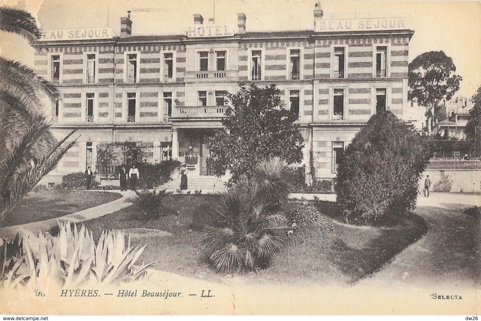 Hôtel Beauséjour - Hyères - Carte LL N° 98 Non Circulée - Alberghi & Ristoranti