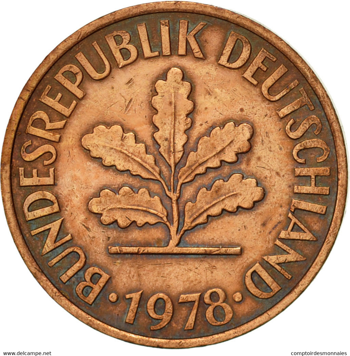 Monnaie, République Fédérale Allemande, 2 Pfennig, 1978, Munich, SUP, Copper - 2 Pfennig