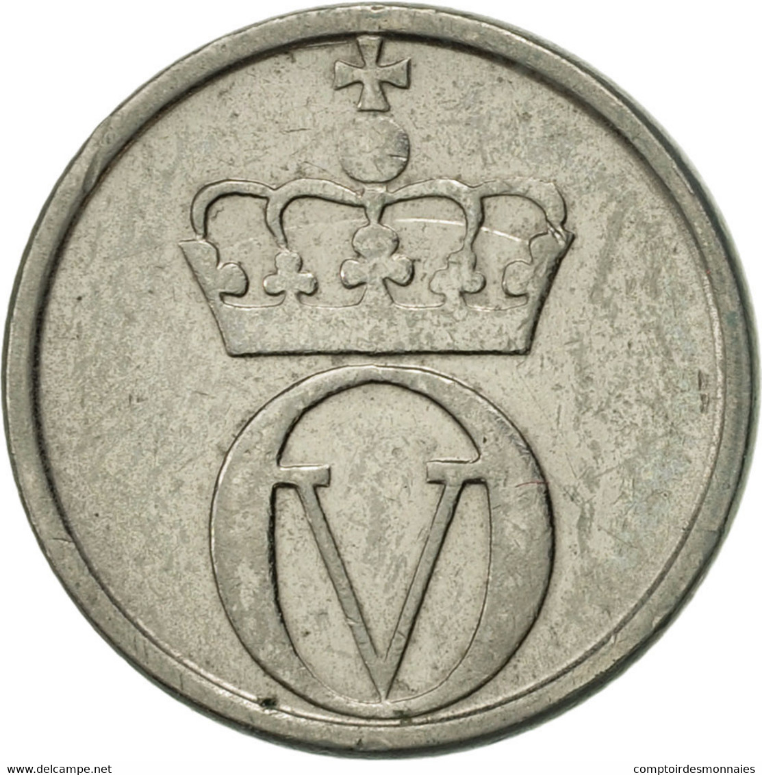 Monnaie, Norvège, Olav V, 10 Öre, 1962, TTB+, Copper-nickel, KM:411 - Norvège