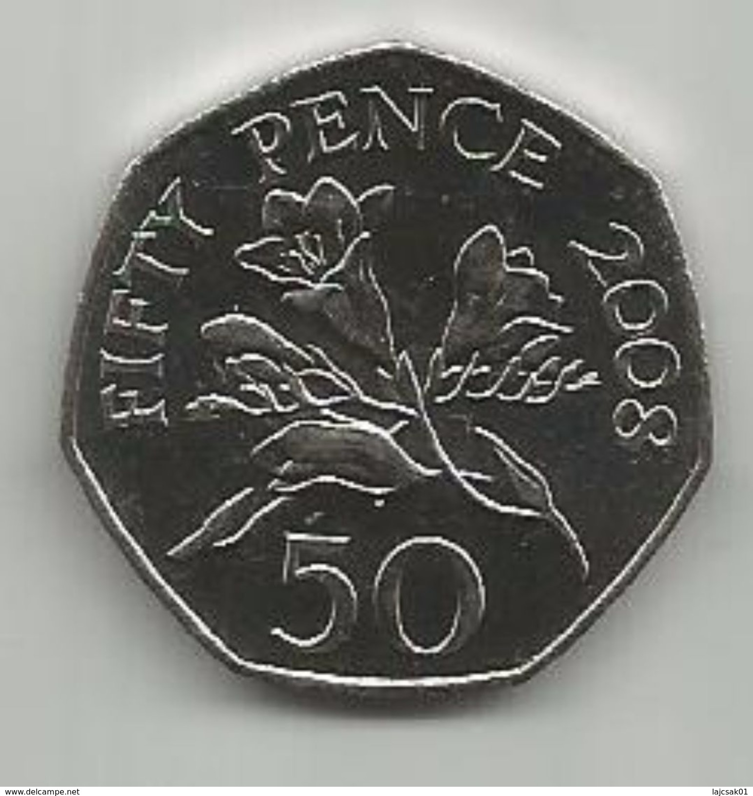 Guernsey 50 Pence 2008. UNC KM#156 - Guernesey