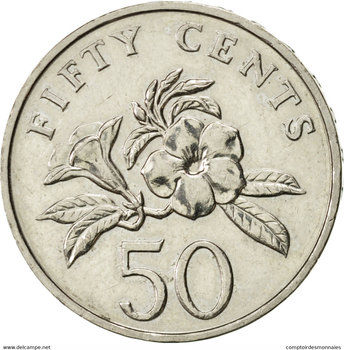 Monnaie, Singapour, 50 Cents, 2009, Singapore Mint, SUP, Copper-nickel, KM:102 - Singapour
