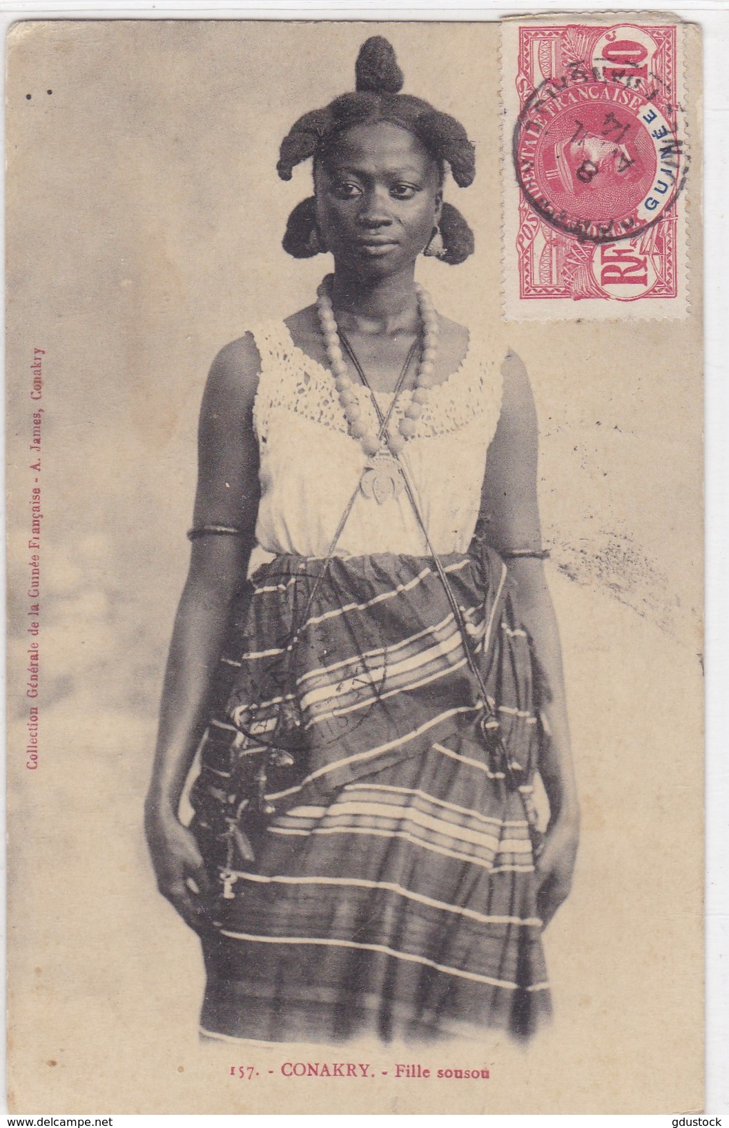 Afrique - Guinée - Conakry - Fille Sousou - Guinée