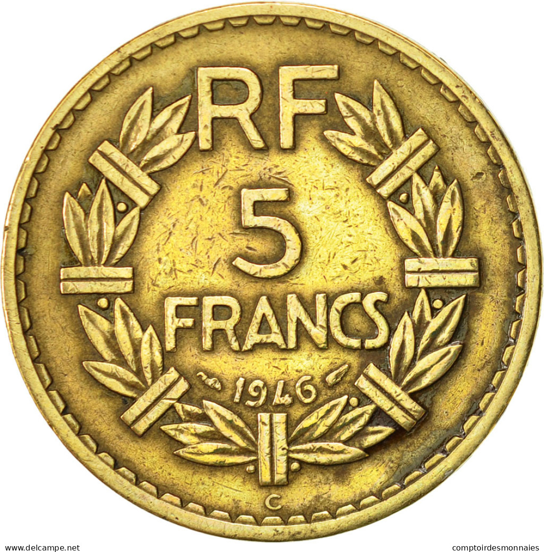 Monnaie, France, Lavrillier, 5 Francs, 1946, Castelsarrasin, TTB - J. 5 Francs
