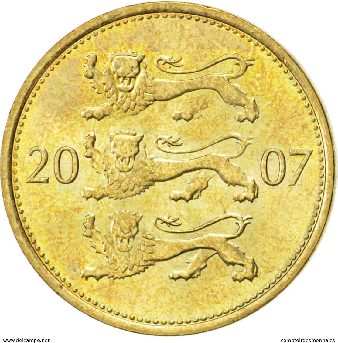 Monnaie, Estonia, 50 Senti, 2007, SUP, Aluminum-Bronze, KM:24 - Estonie