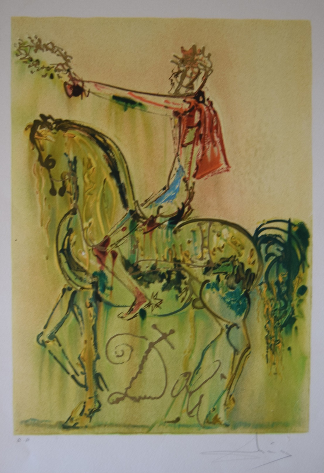 Salvador Dali - - Les Chevaux Daliniens 1970-1972- 16 Lithographies Signée Et Justifiées E.A - Lithographies