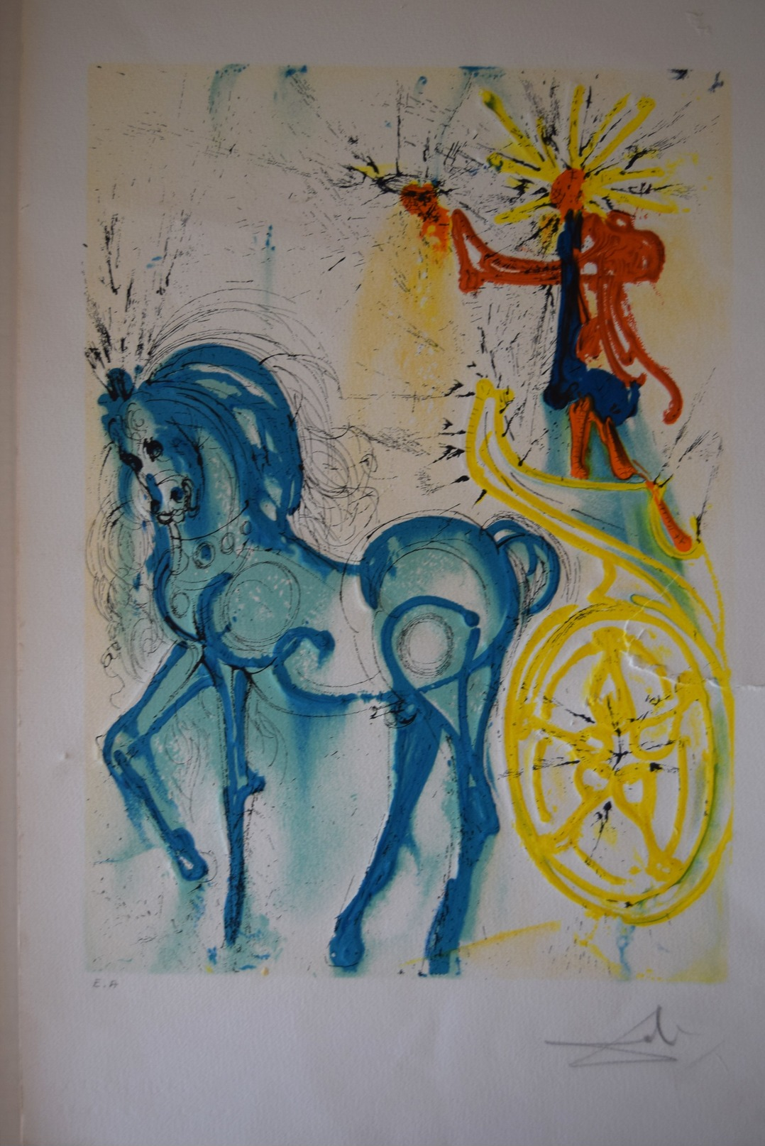 Salvador Dali - - Les Chevaux Daliniens 1970-1972- 16 lithographies Signée et Justifiées E.A