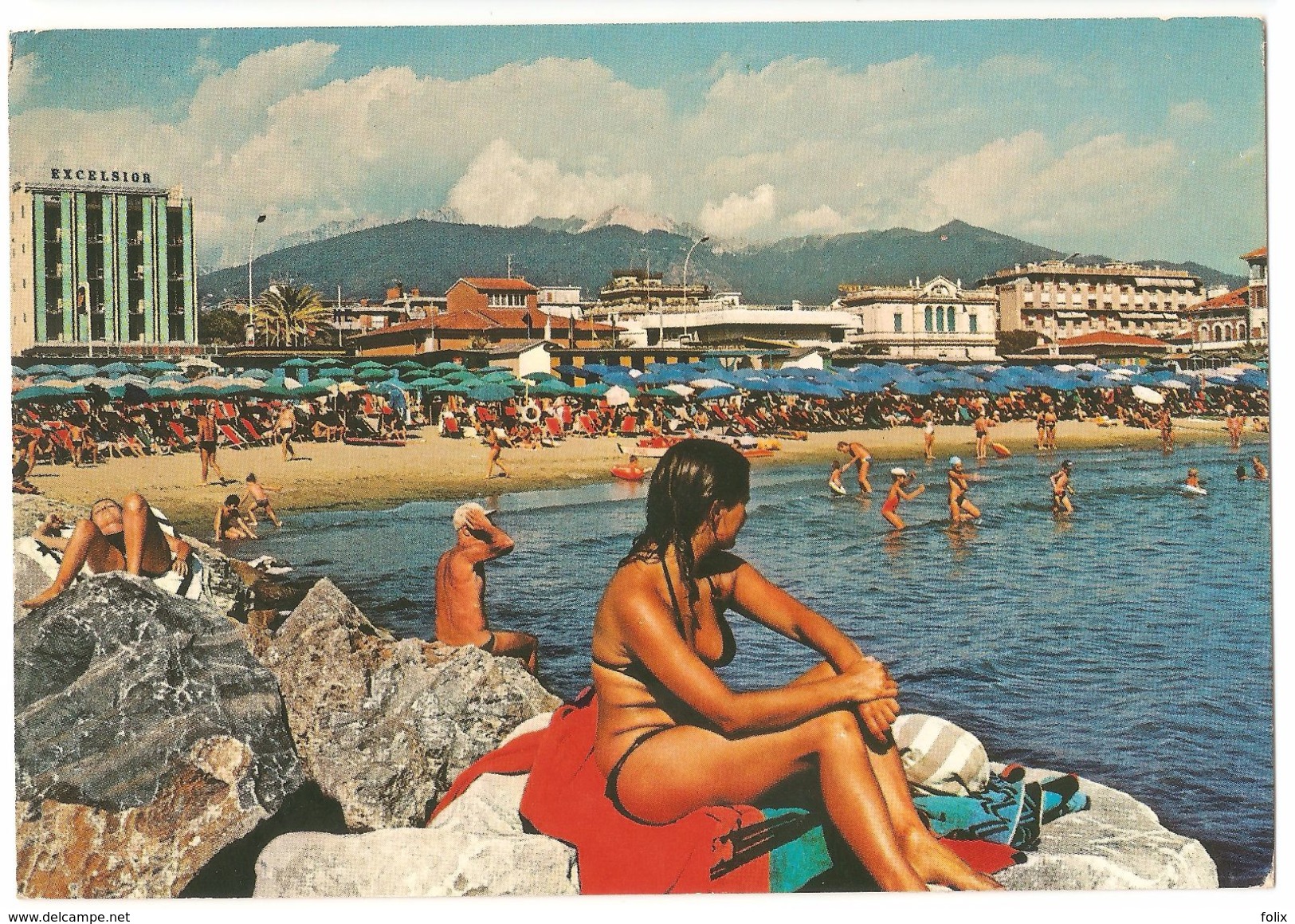 Marina Di Massa - La Spiaggia - Animata - Hotel Excelsior - Sent - Massa