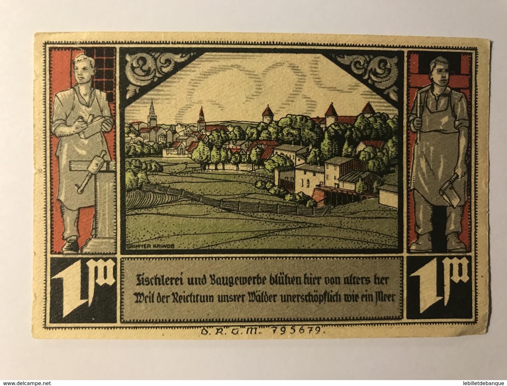 Allemagne Notgeld Butow 1 Mark - Collections