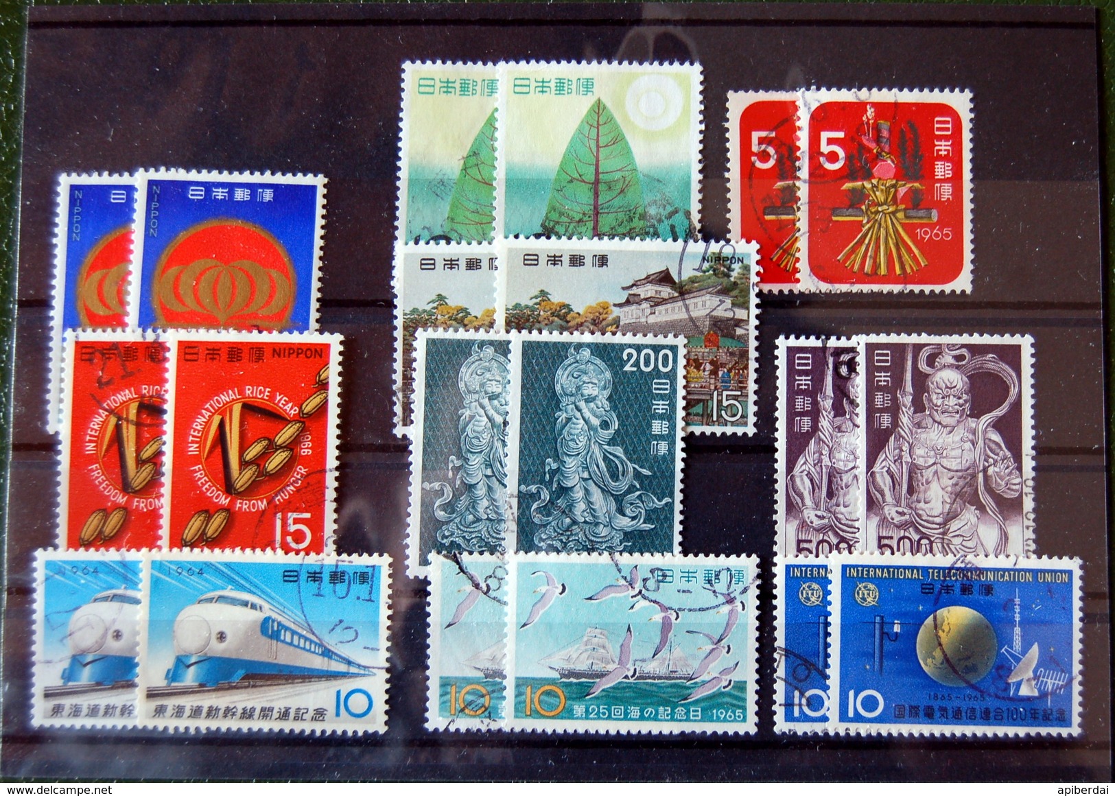 Japan - 1964 To 1969  10 Differents Stamps X 2  - Used - Oblitérés