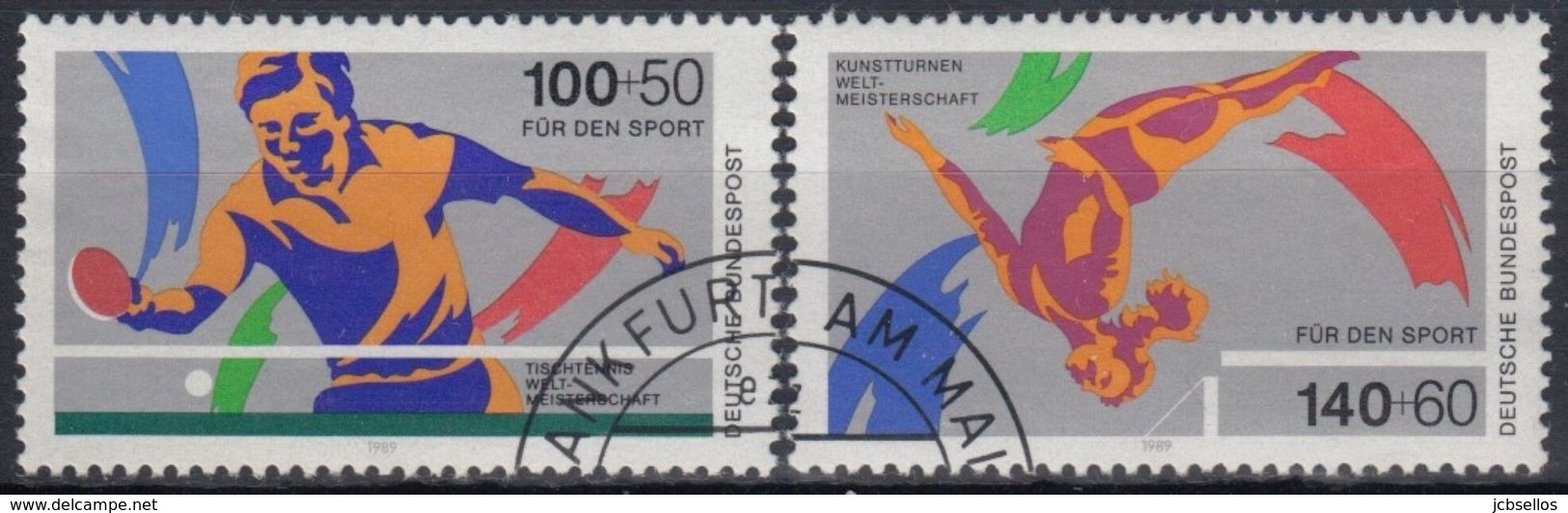 ALEMANIA FEDERAL 1989 Nº 1240/41 USADO - Usados