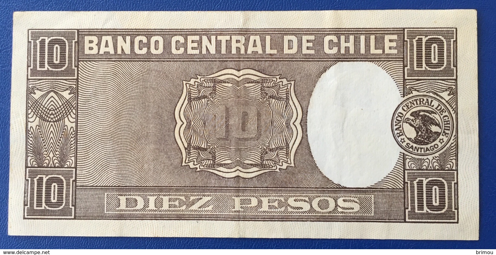 Chile, Chili Banco Central, 10 Pesos 1937. - Chili