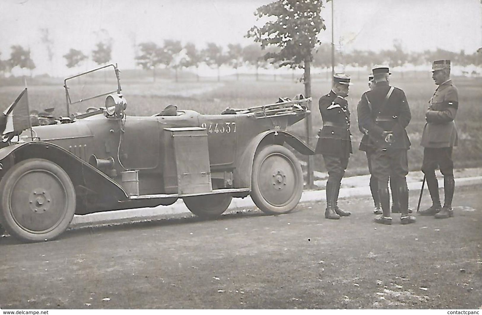 HAUTE - SILESIE ( Pologne )  - Général GRATIER , Haut Commissaire InterAllié  1921  ( CARTE - PHOTO  ) - Polonia