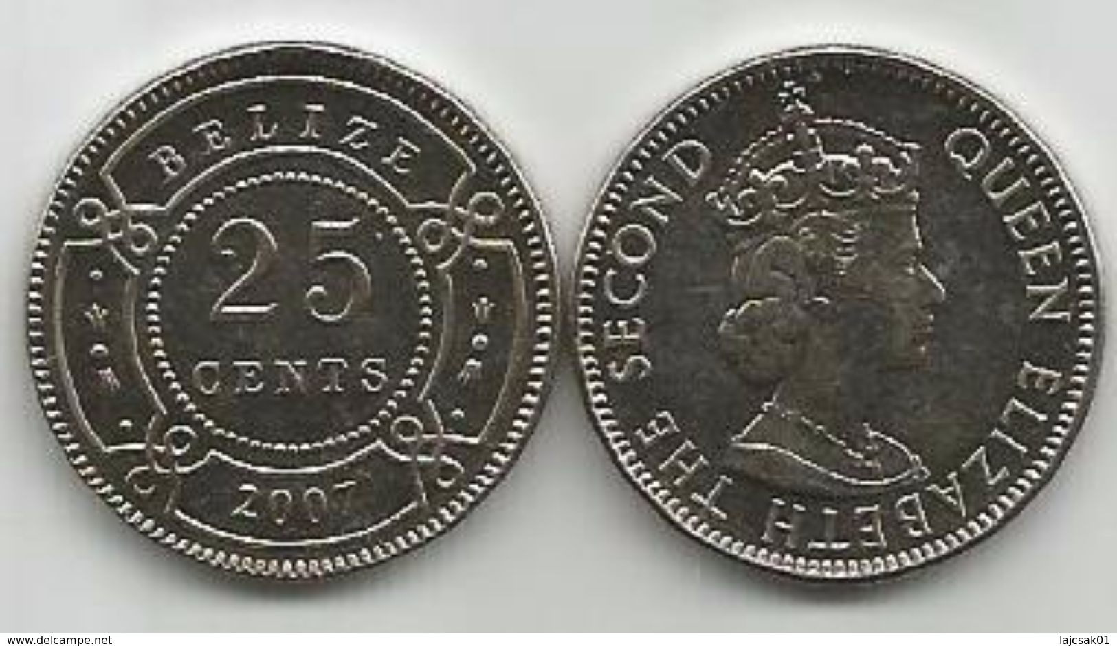 Belize 25 Cents 2007. KM#36 High Grade - Belize