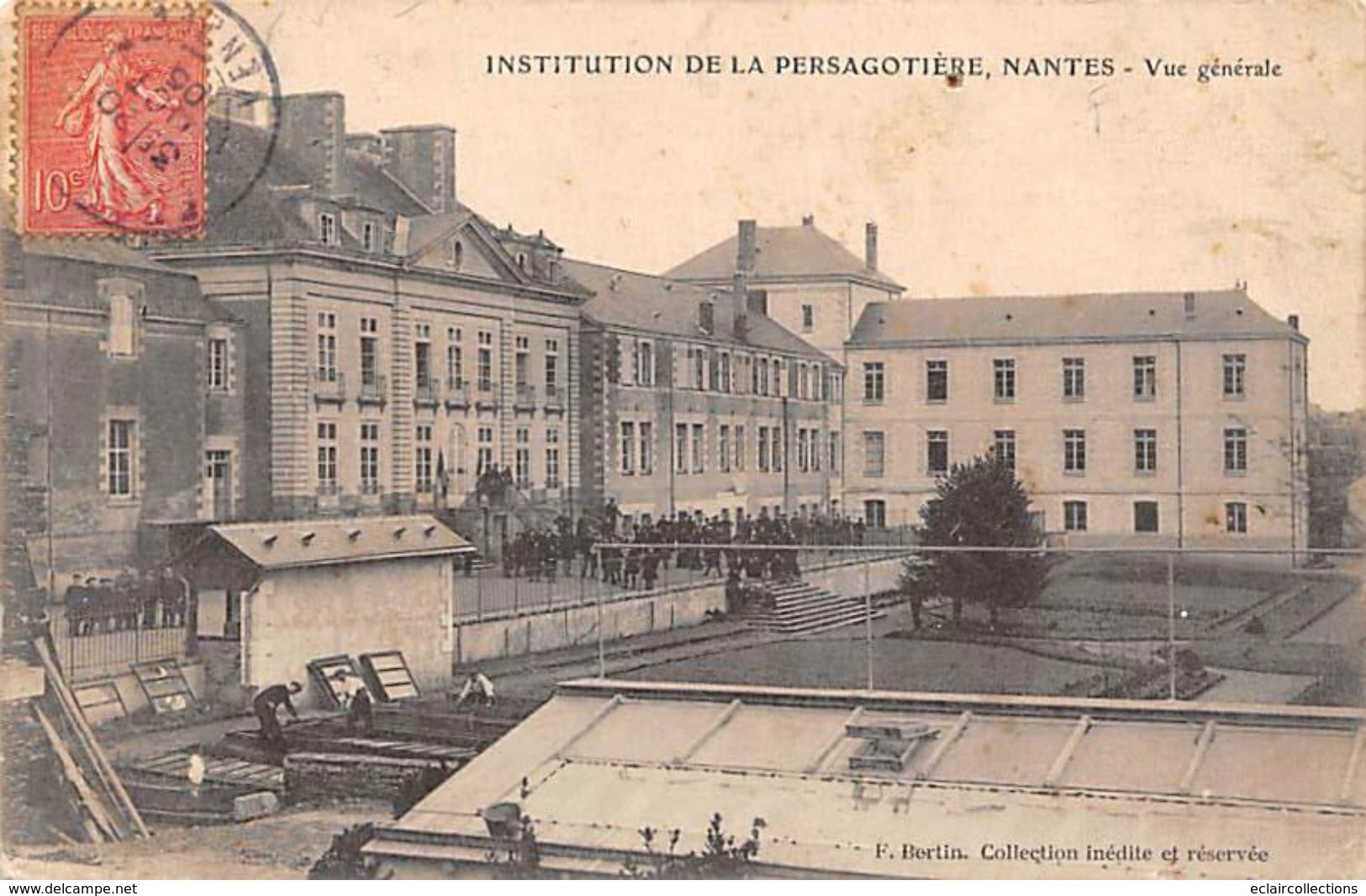 Thème: Enseignement Ecole Sourds Et Muets Et Mal Voyants :   La Persagotière  A Nantes  2 Cartes    ( Etat Voir Scan) - Schools