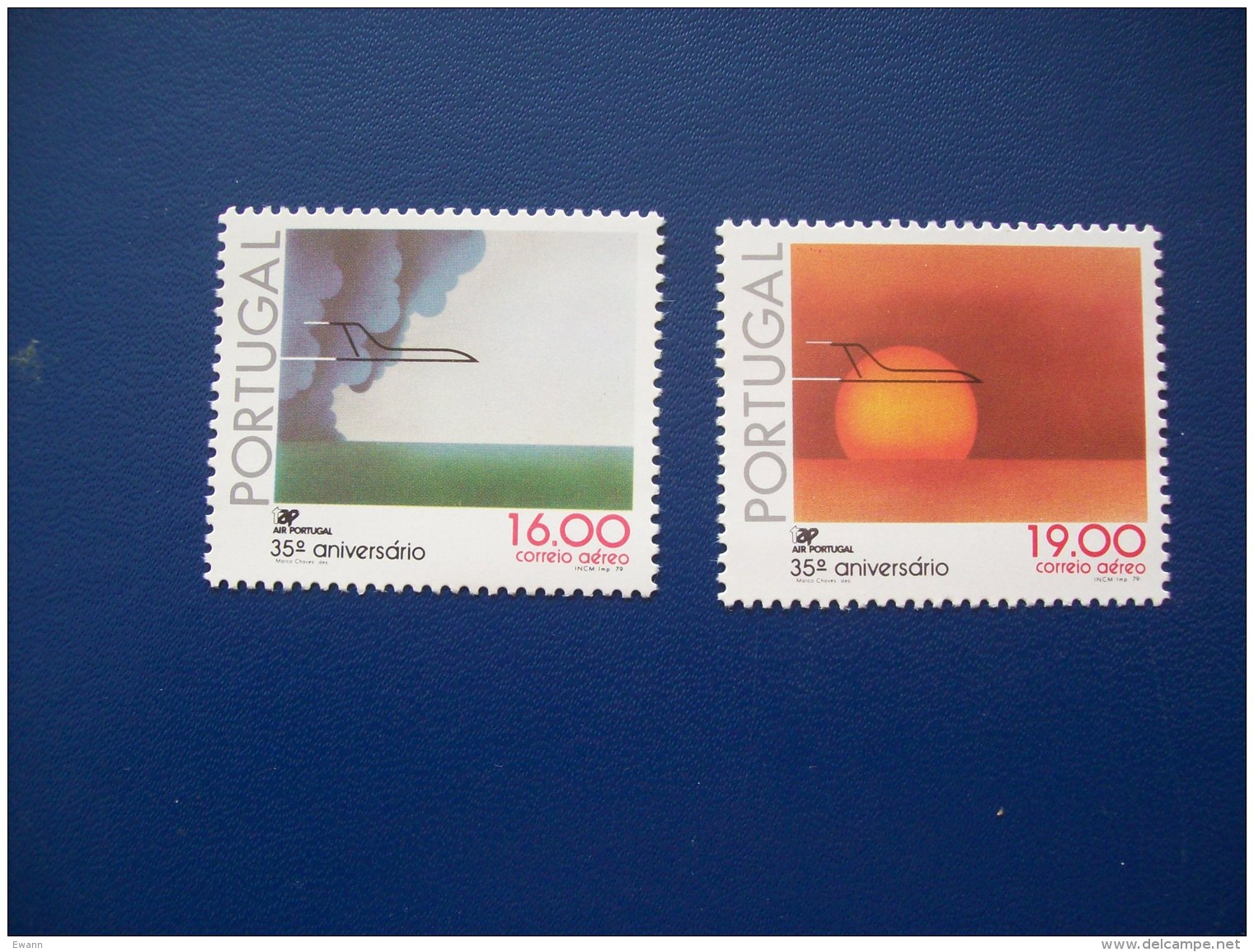 Portugal: Timbres Poste Aérienne N° 12 Et 13 (YT) Neufs - Unused Stamps