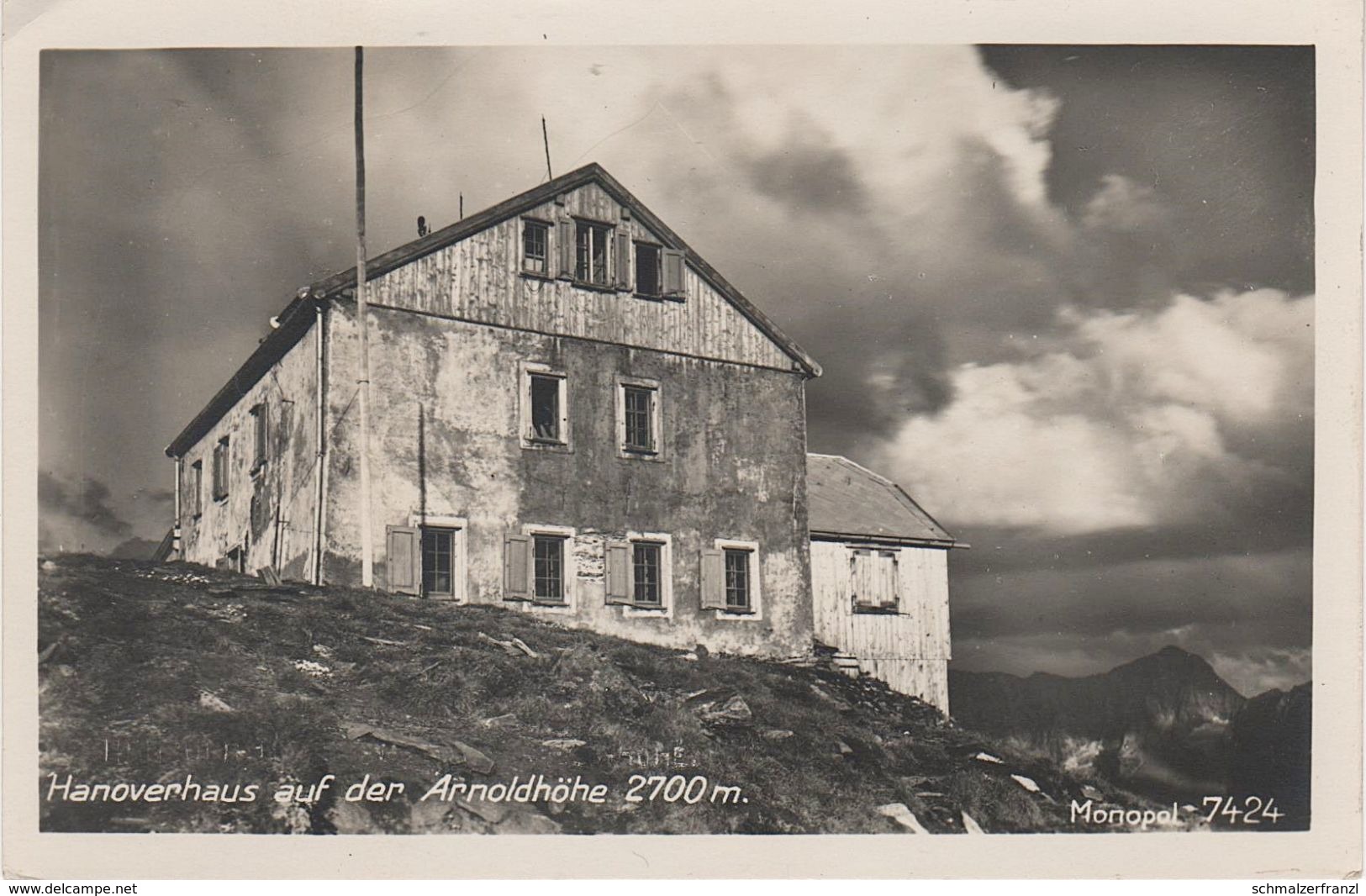 AK Hannover Haus Hannoverhaus Gasthof Hütte Arnoldhöhe Ankogel Bei Mallnitz Seebachtal Kaponing Obervellach Bad Gastein - Mallnitz