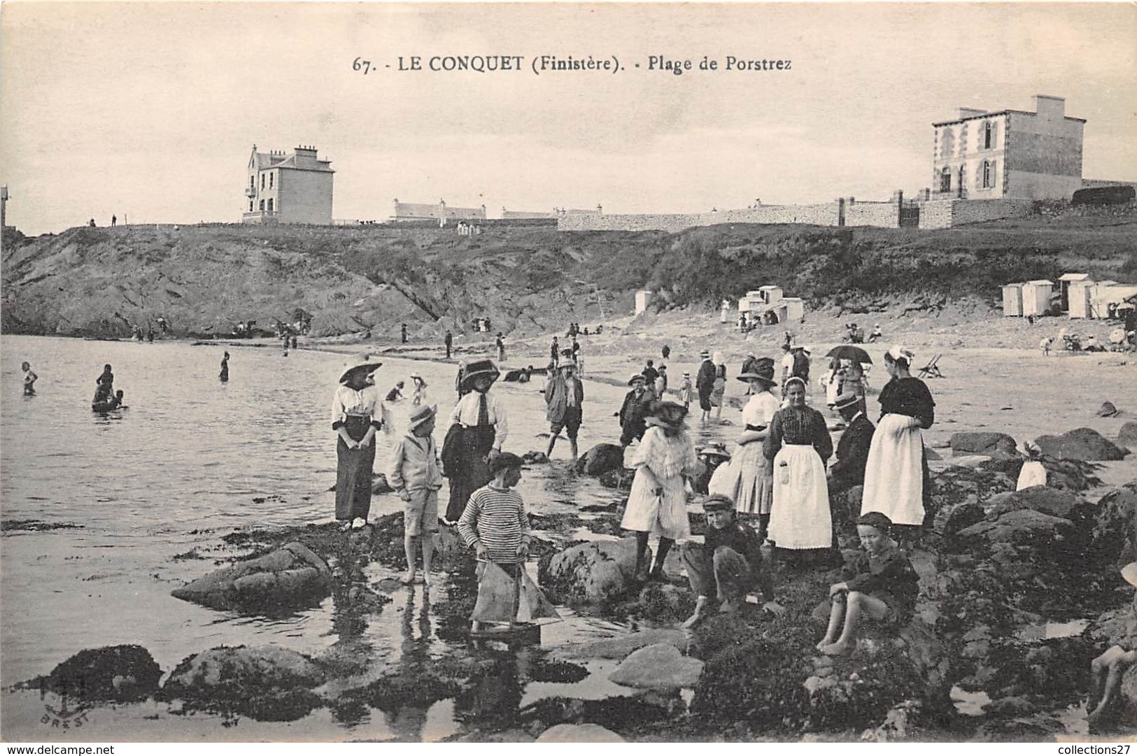 29-LE CONQUET- PLAGE DE PORSTREZ - Le Conquet