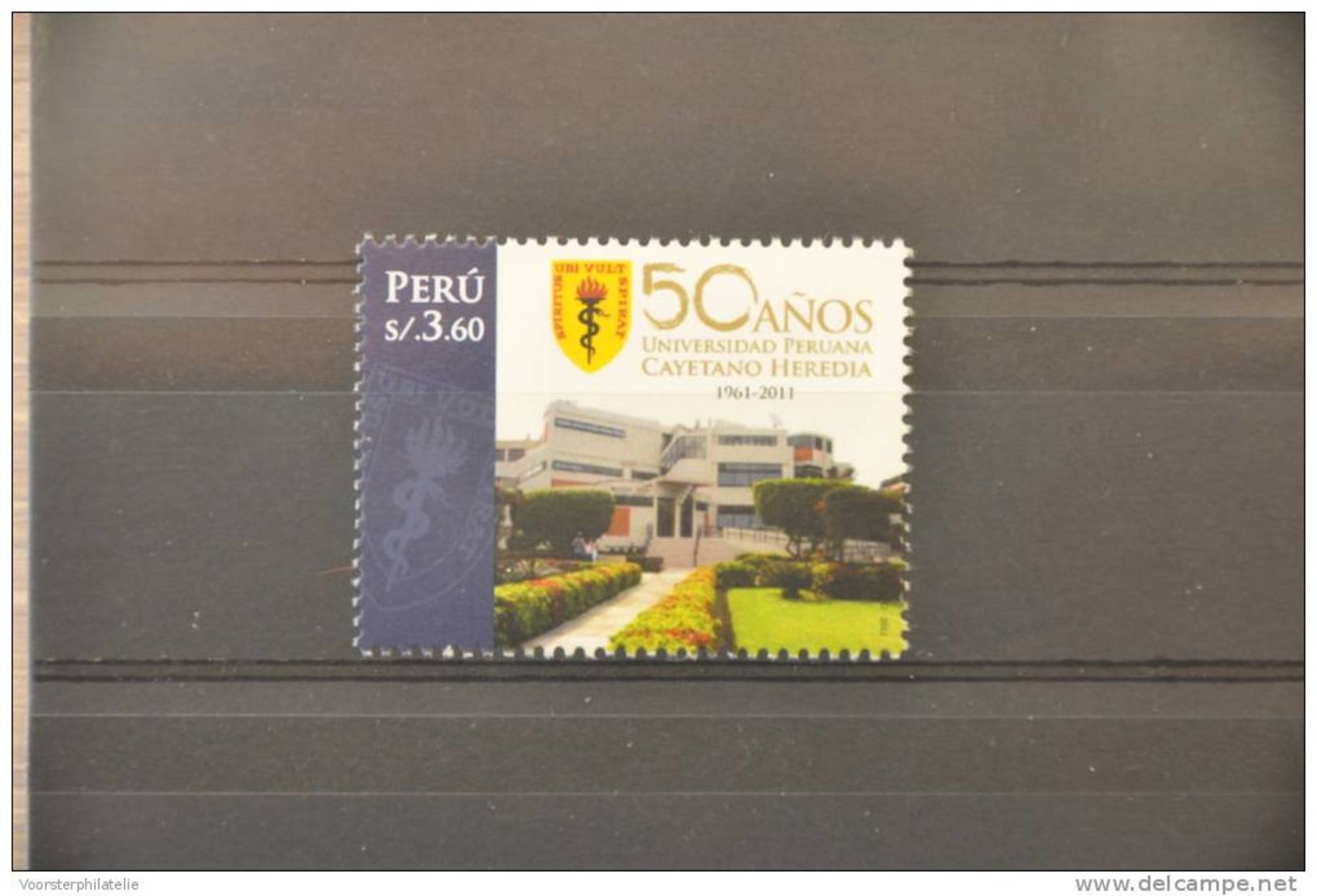 C 160 ++ PERU 2011 UNIVERSITY CAYETANO HEREDIA  MNH ** - Peru