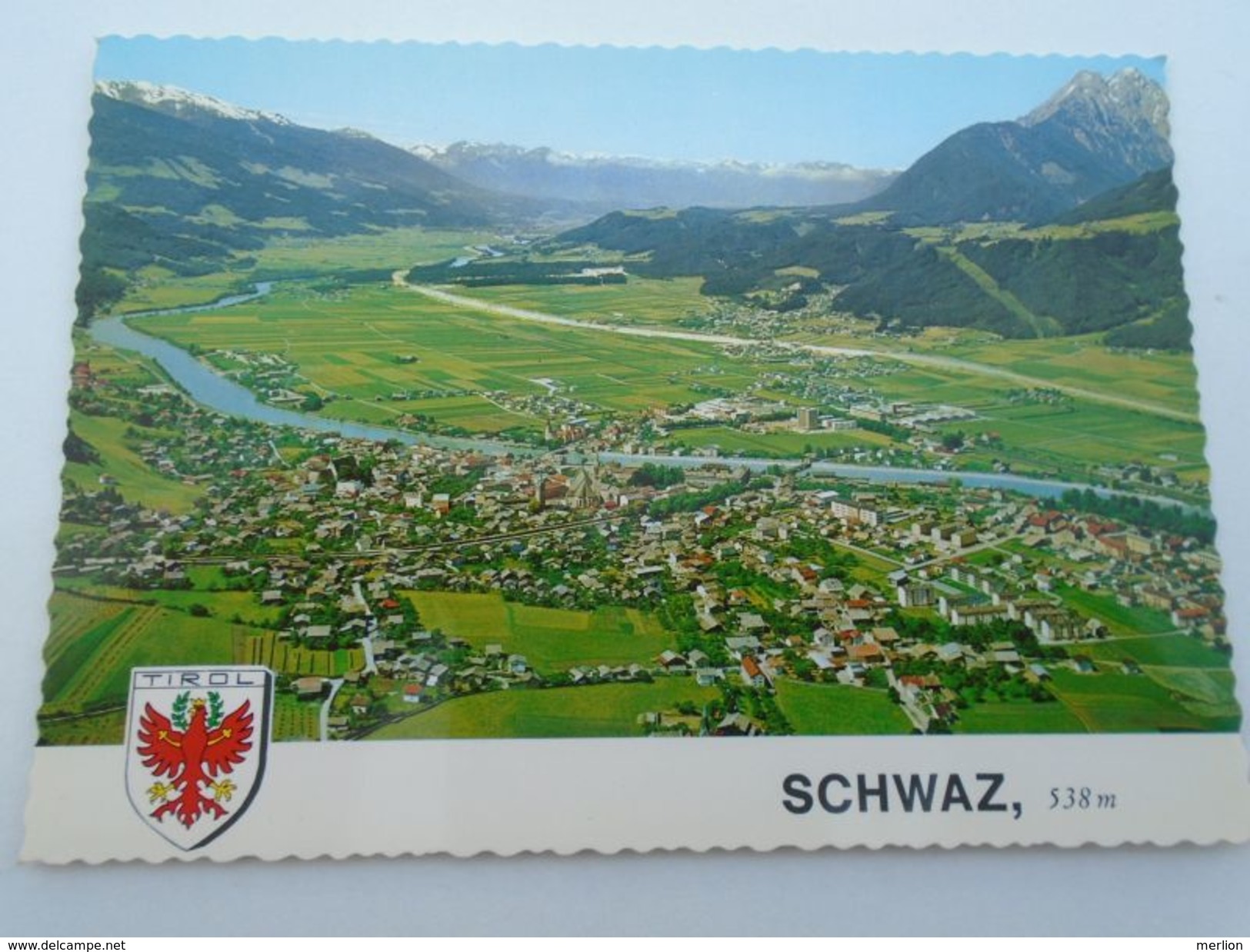 D152874   Austria  Tirol SCHWAZ A-6130 Alpine Luftbild - Schwaz