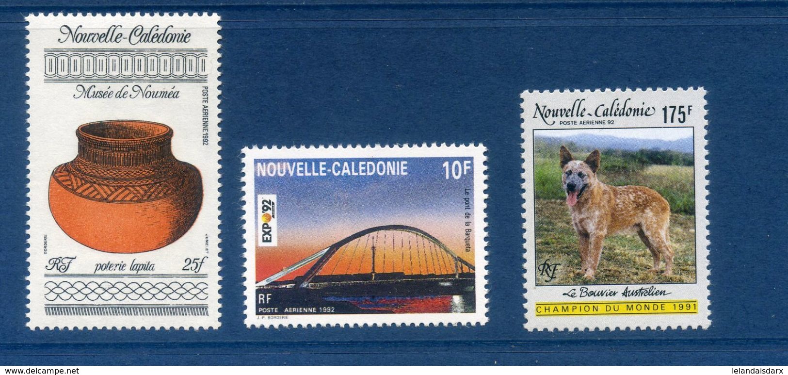 - Etat : **  Nouvelle Calédonie  PA  3 Timbres   YT 281,282,288     P 30 - Unused Stamps