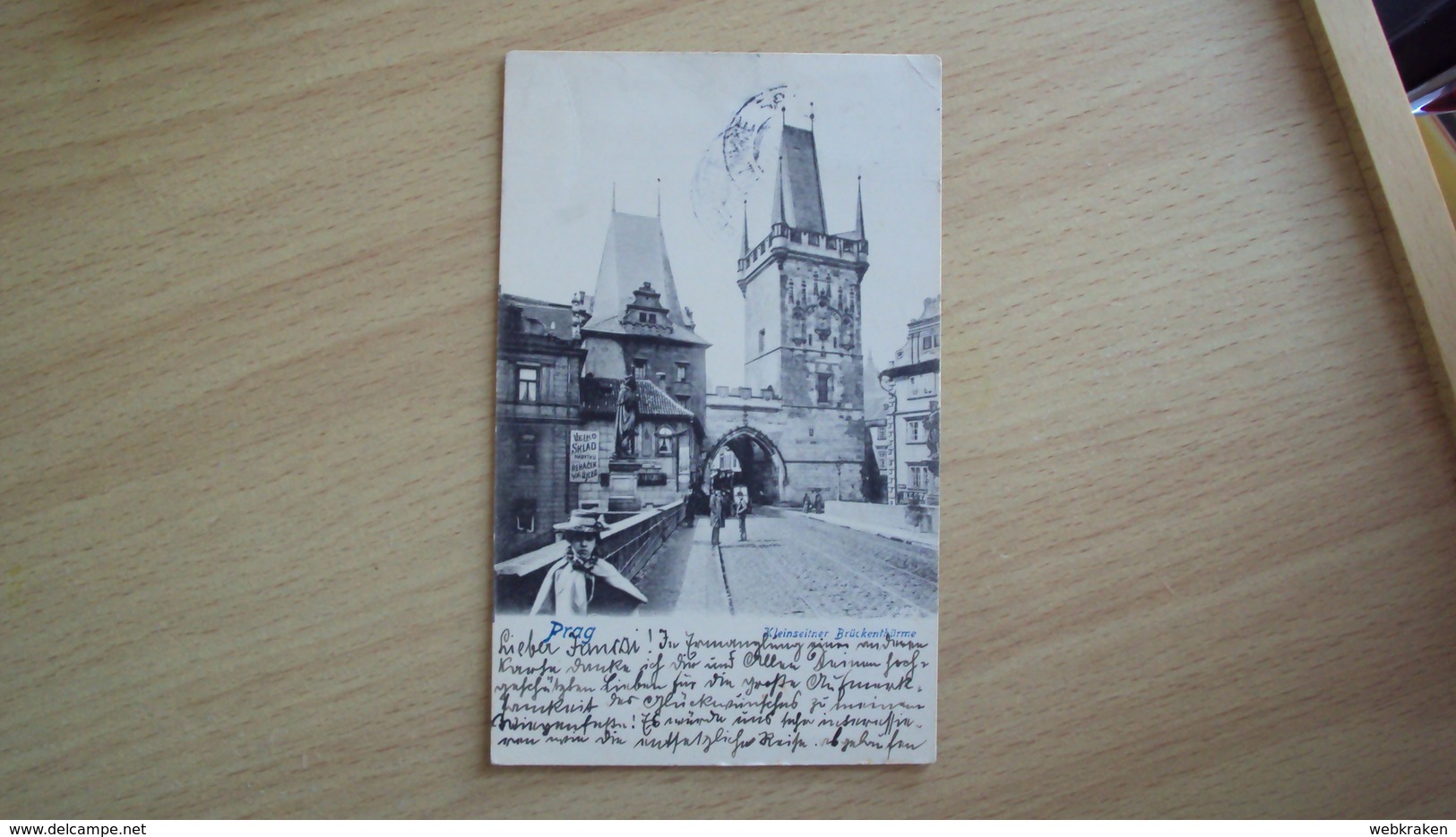 CECO SLOVACCHIA  POST CARD FROM PRAGA PRAG USED - Slovacchia