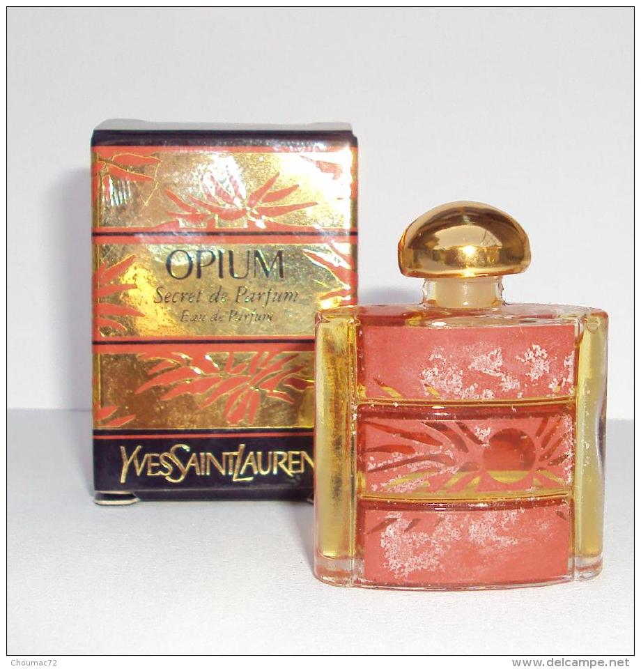 Miniature De Parfum 069, EDP Secret De Parfum  Opium De Yves Saint-Laurent 3,5 Ml - Miniatures Femmes (avec Boite)