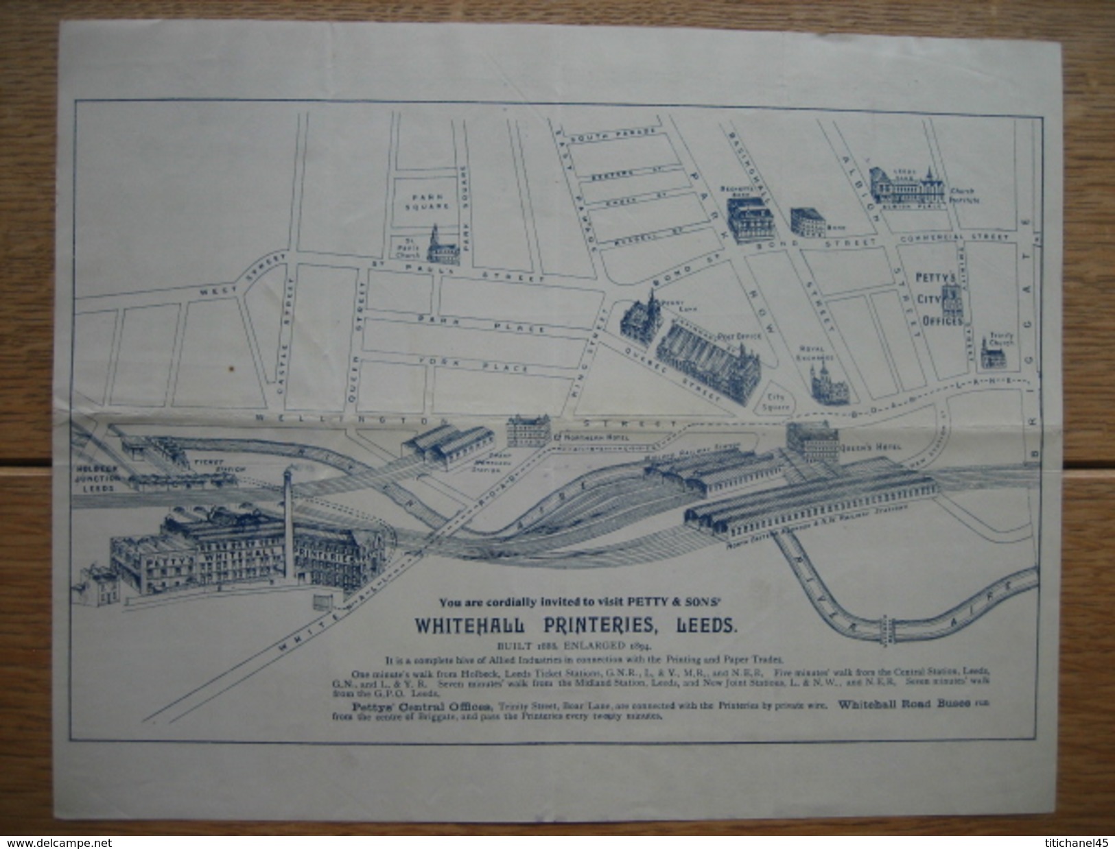 Letter 1895 LEEDS - PETTY & SONS Ltd - Advertising Experts And Lithographers For Every Trade - Manufacturing Station - Royaume-Uni