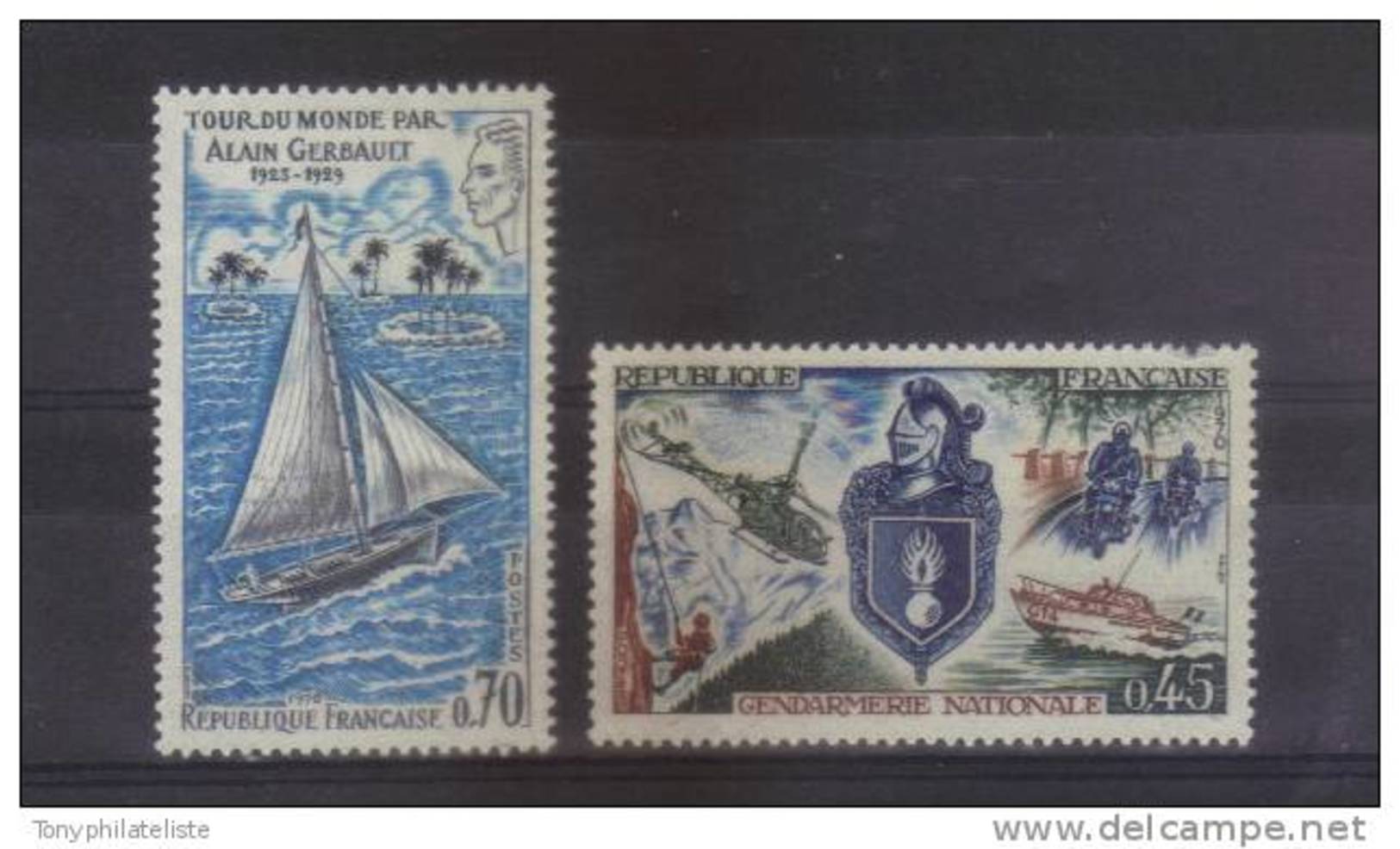 France Timbres De 1970  N°1621 A 1622  Neuf ** - Unused Stamps