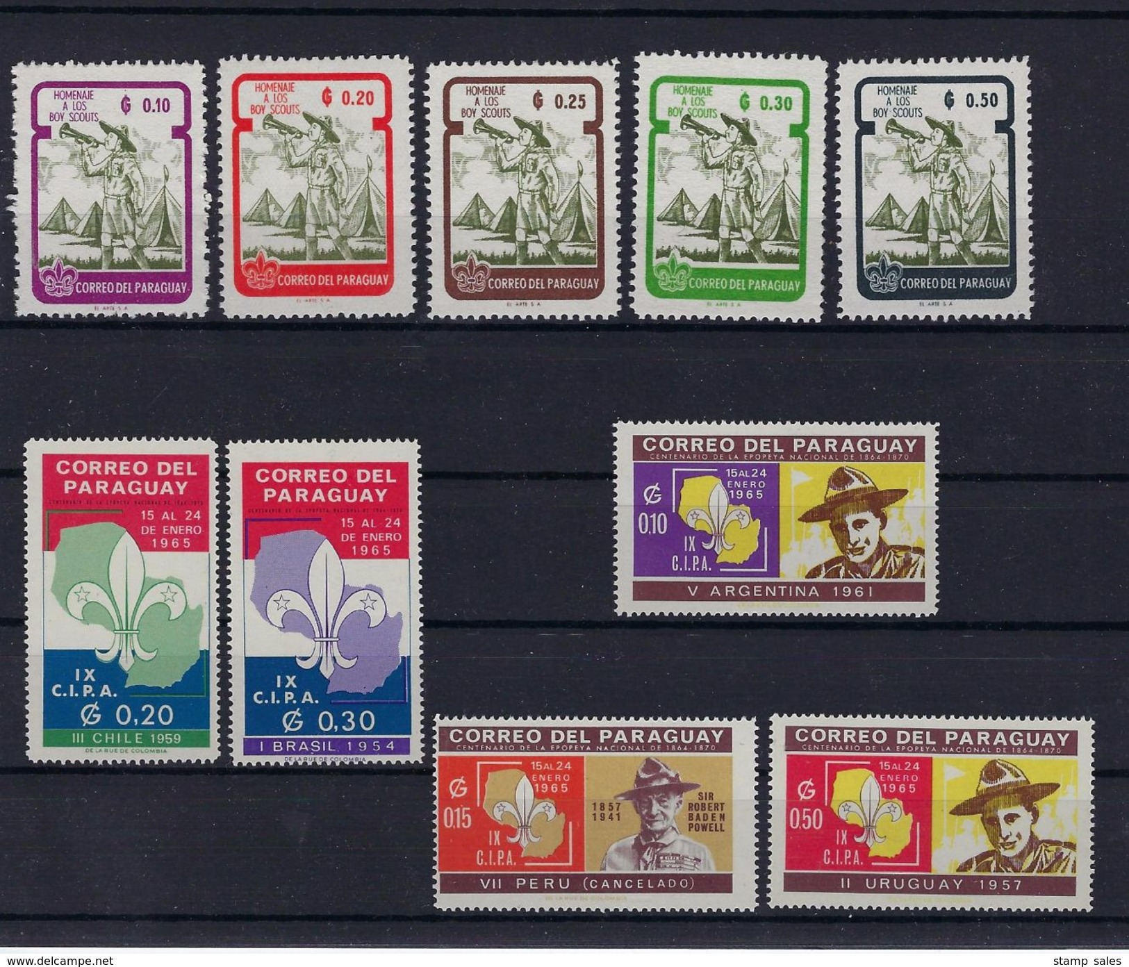 Scouts PARAGUAY MNH ** POSTFRIS ZONDER SCHARNIER SUPERBE - Non Classés