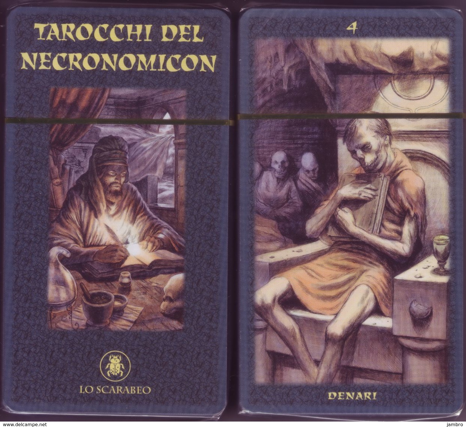 Lo Scarabeo Tarocchi Del  NECRONOMICON, NECRONOMICON Tarot Deck -  80 Carte / Cards - Other & Unclassified