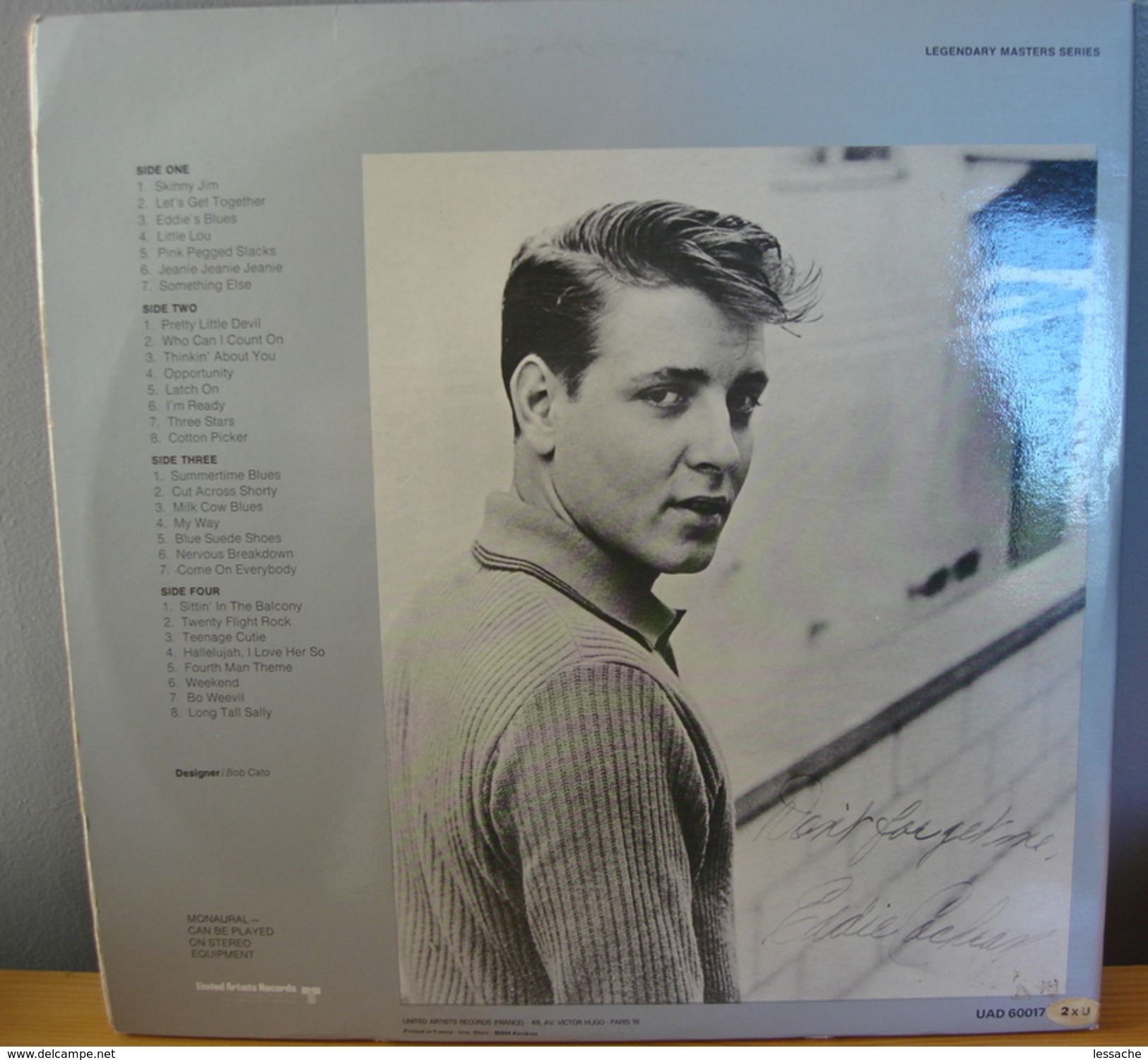 EDDIE COCHRAN, LEGENDARY MASTERS SERIES ( Deux Disques) - Rock