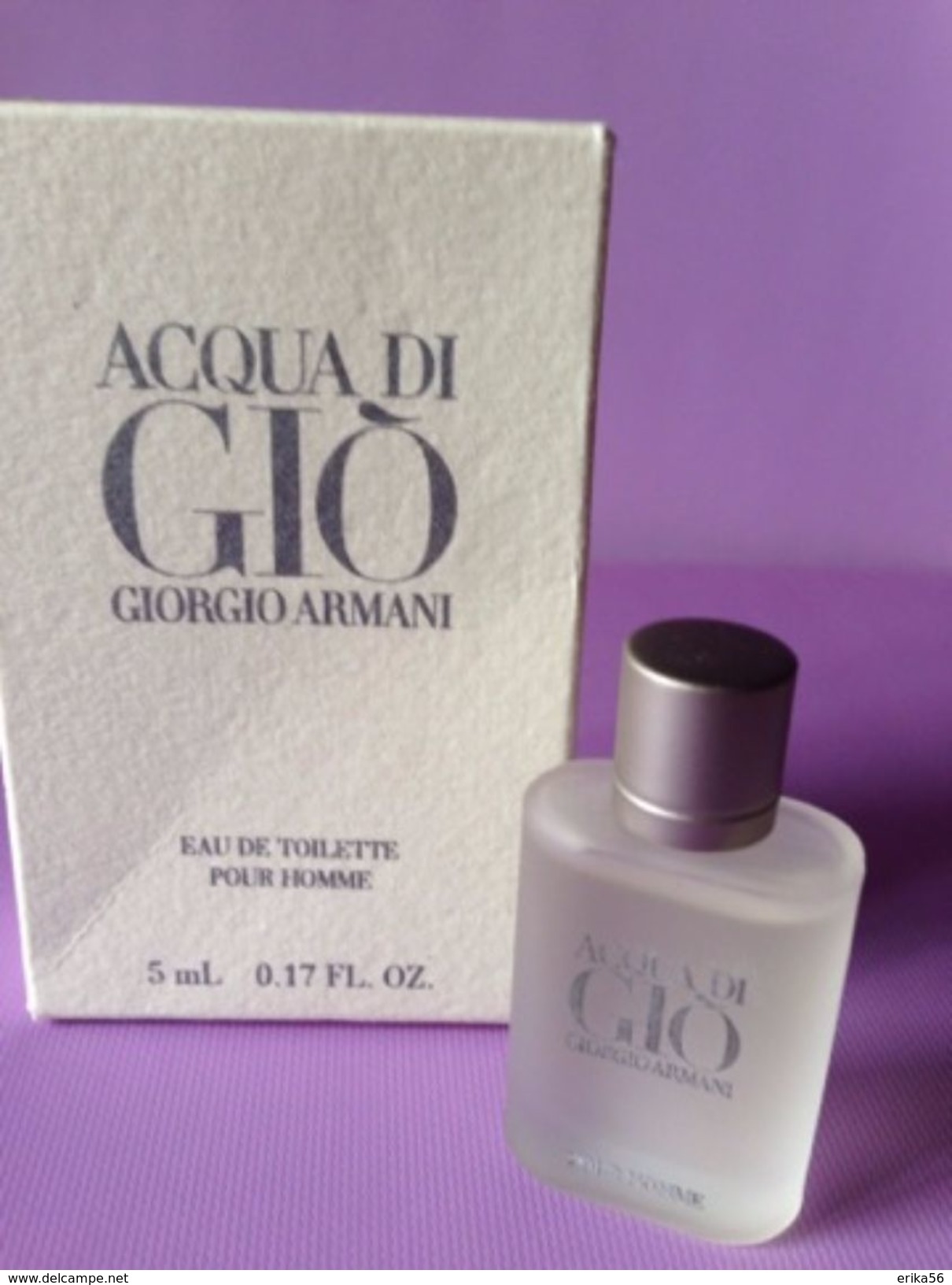 ACQUA DI GIO   DE   GIORGIO ARMANI  POUR HOMME 5 ML - Miniaturen Herrendüfte (mit Verpackung)