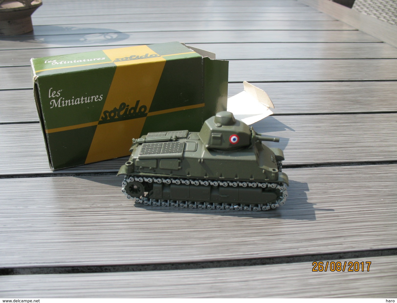 SOLIDO - Véhicule Militaire - Char Somua S-35 - Armée Française 1940 - Autres & Non Classés