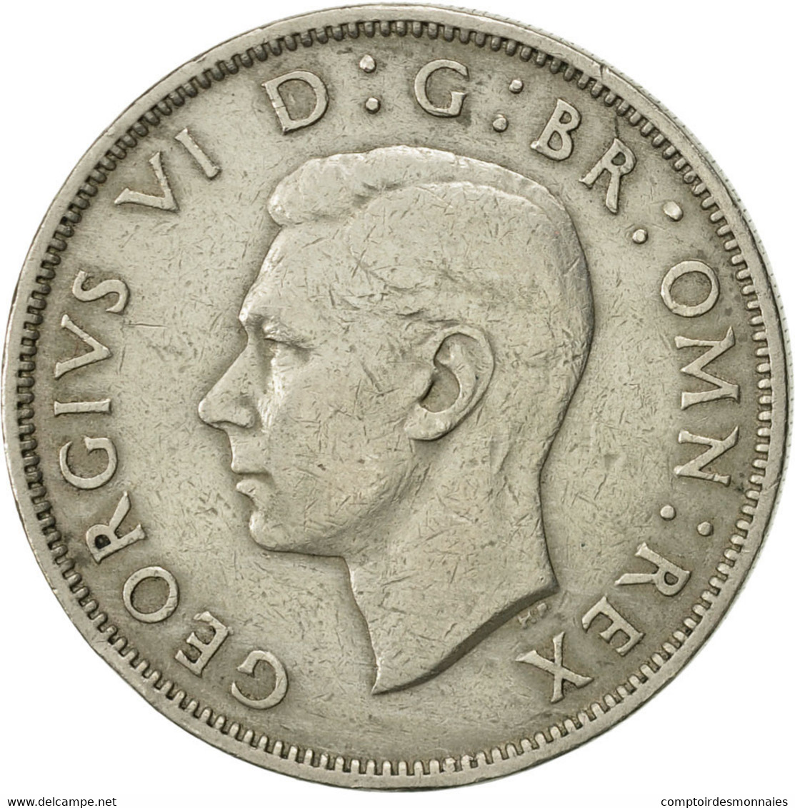 Monnaie, Grande-Bretagne, George VI, Florin, Two Shillings, 1951, TTB+ - J. 1 Florin / 2 Schillings