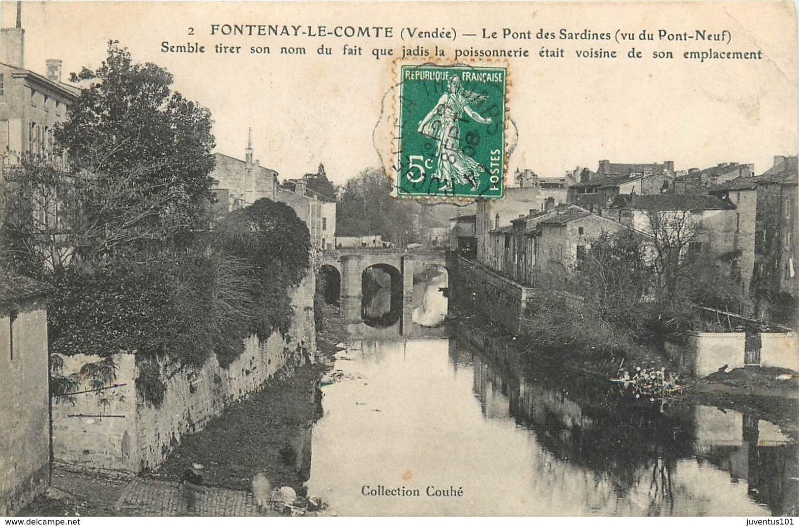 CPA Fontenay Le Comte-Le Pont Des Sardines    L2340 - Fontenay Le Comte