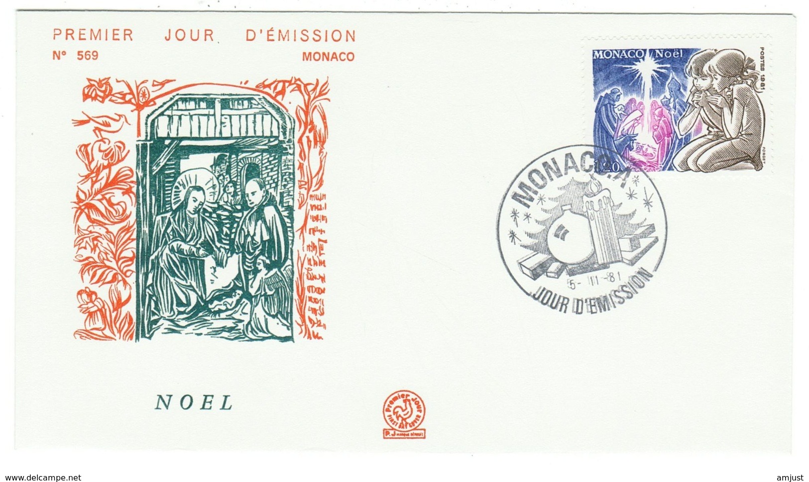 Monaco // FDC // 1981 // Noël 1981 - FDC