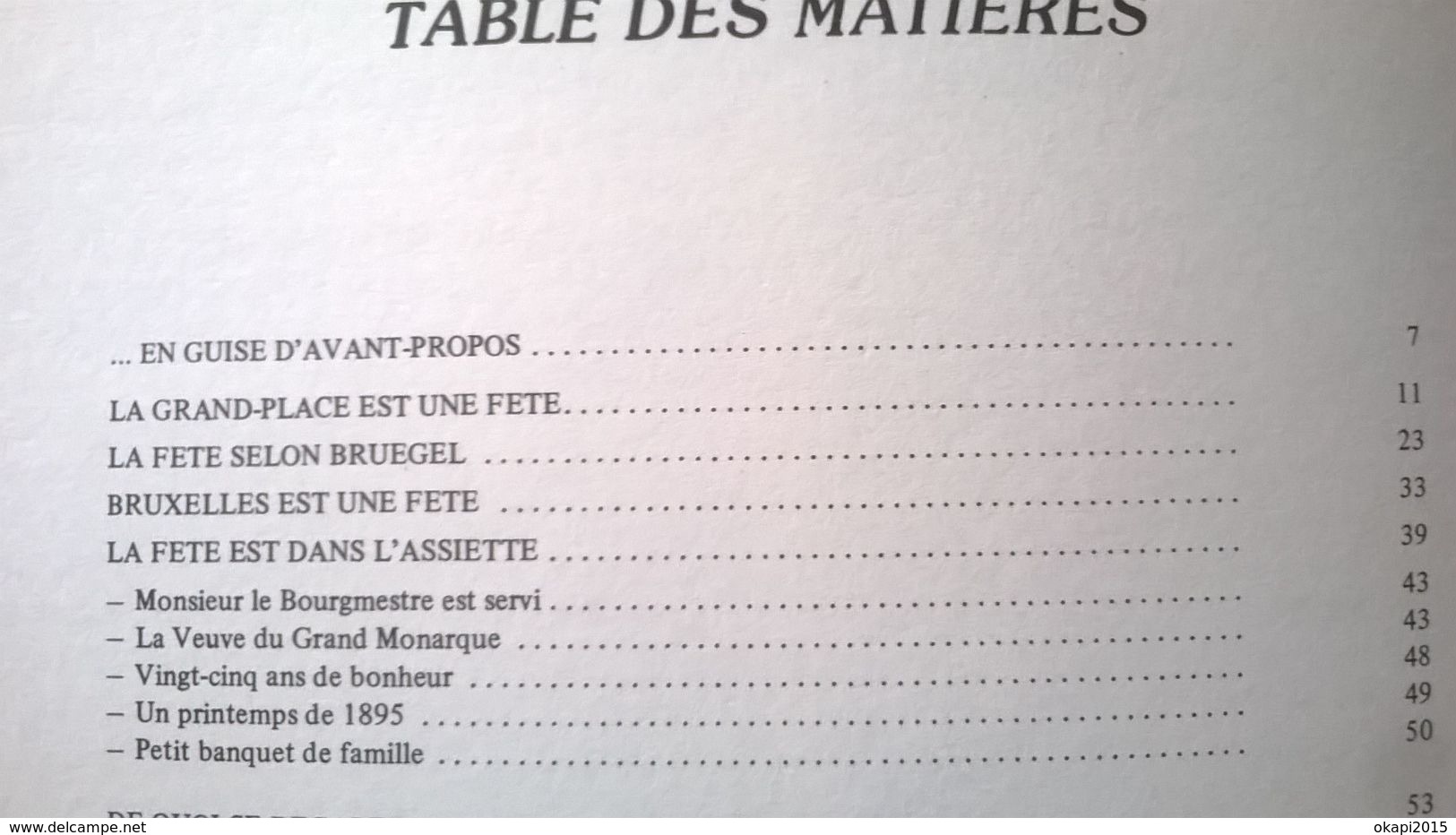 LES BELLES HEURES DE LA GASTRONOMIE BRUXELLOISE livre histoire régionalisme Belgique ANNÉE 1984 Ed. Rossel